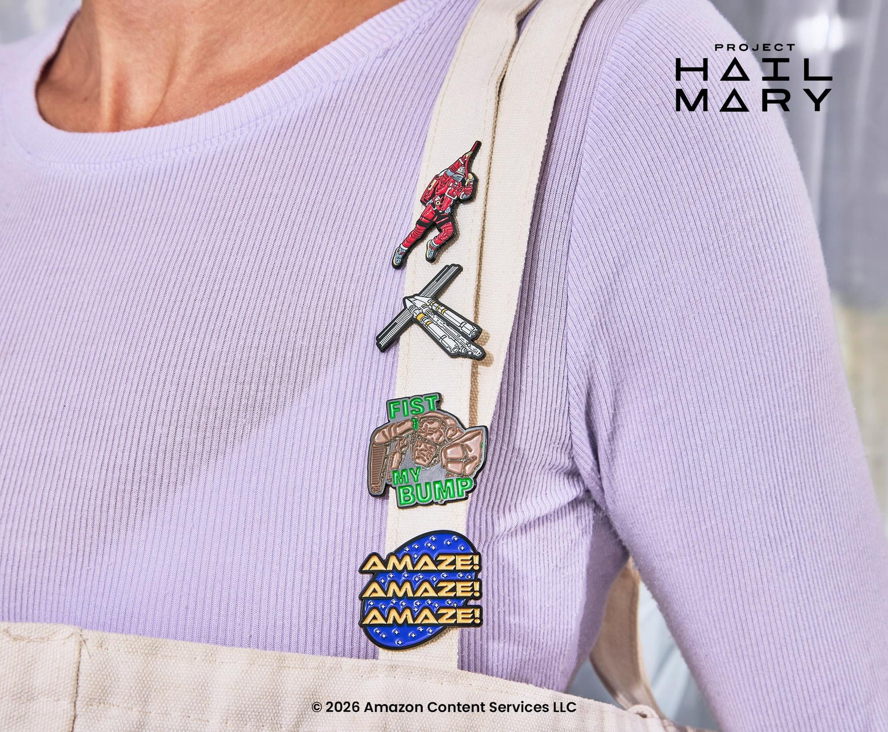 Project Hail Mary Icons 4-Piece Enamel Pin Set