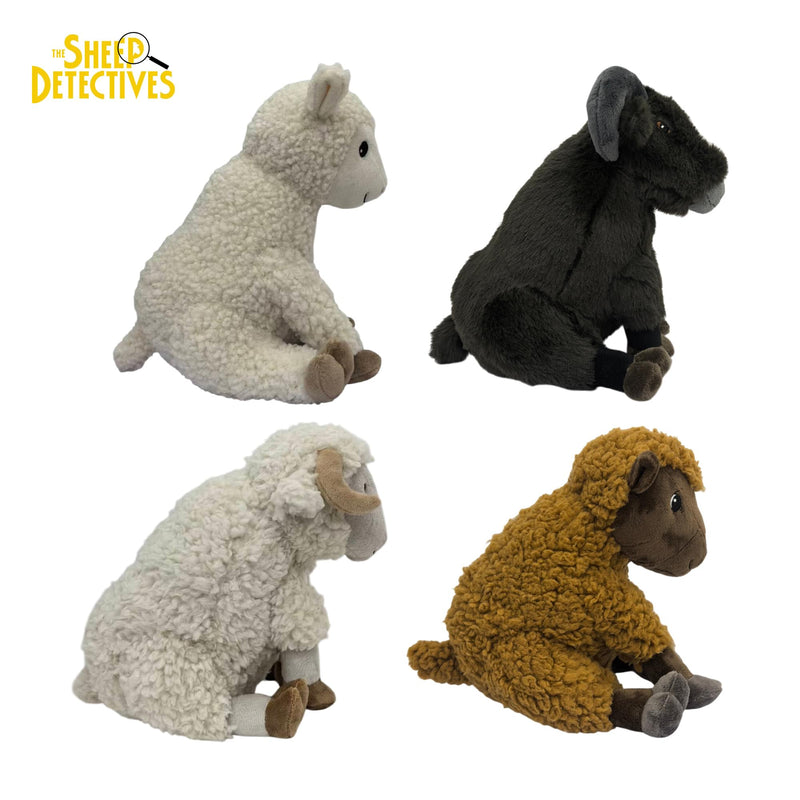 The Sheep Detectives Characters 7-Inch Collector Plush | Set Of 4