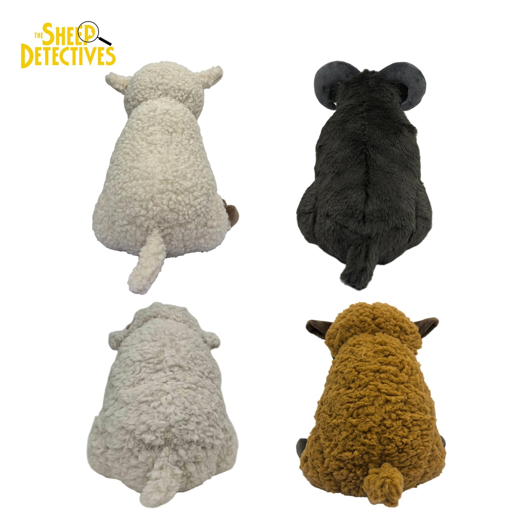 The Sheep Detectives Characters 7-Inch Collector Plush | Set Of 4