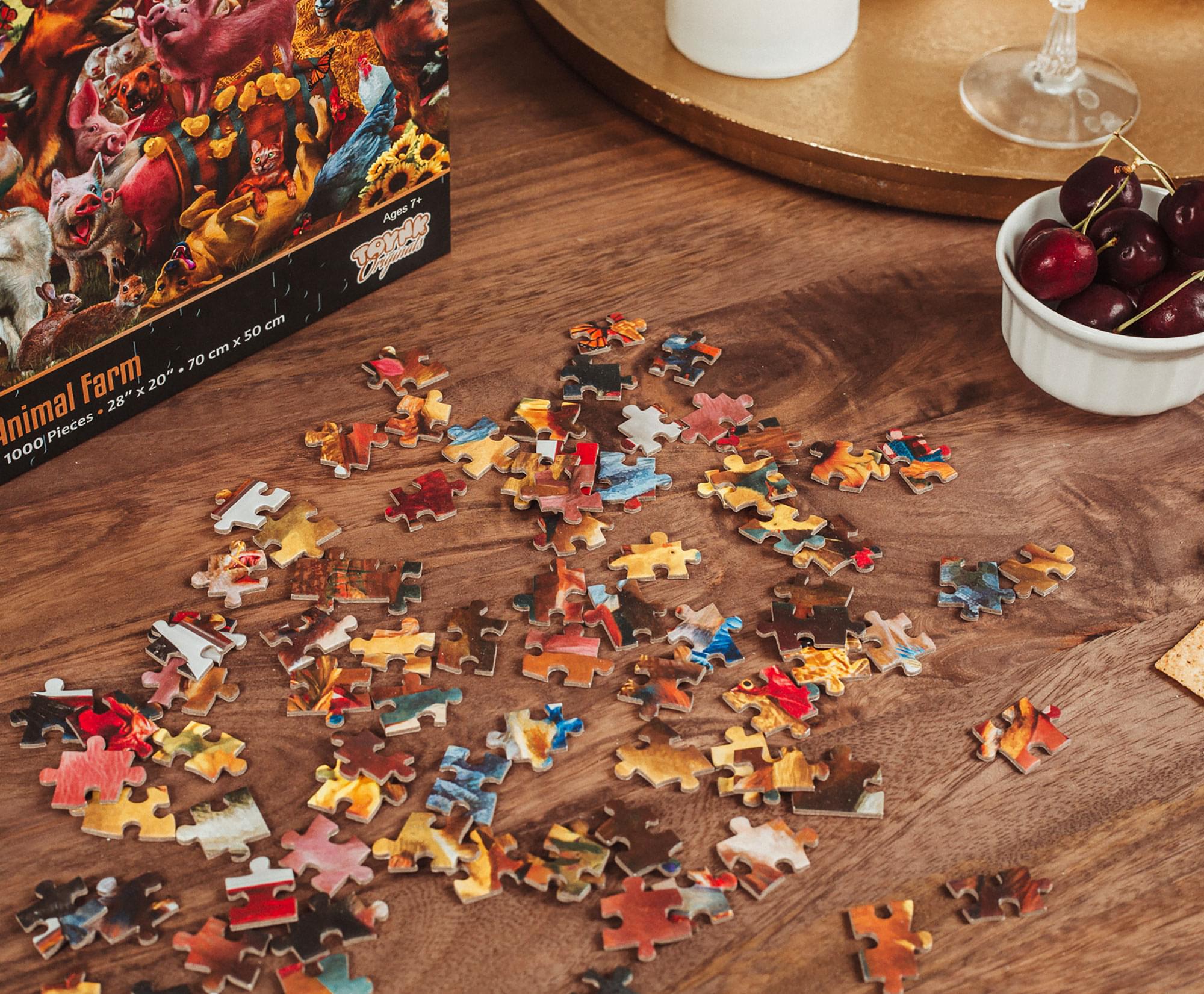 Animal Farm Barnyard 1000 Piece Jigsaw Puzzle
