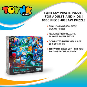 A Pirate's Life for Me! Fantasy Adventure Puzzle | 1000 Piece Jigsaw Puzzle