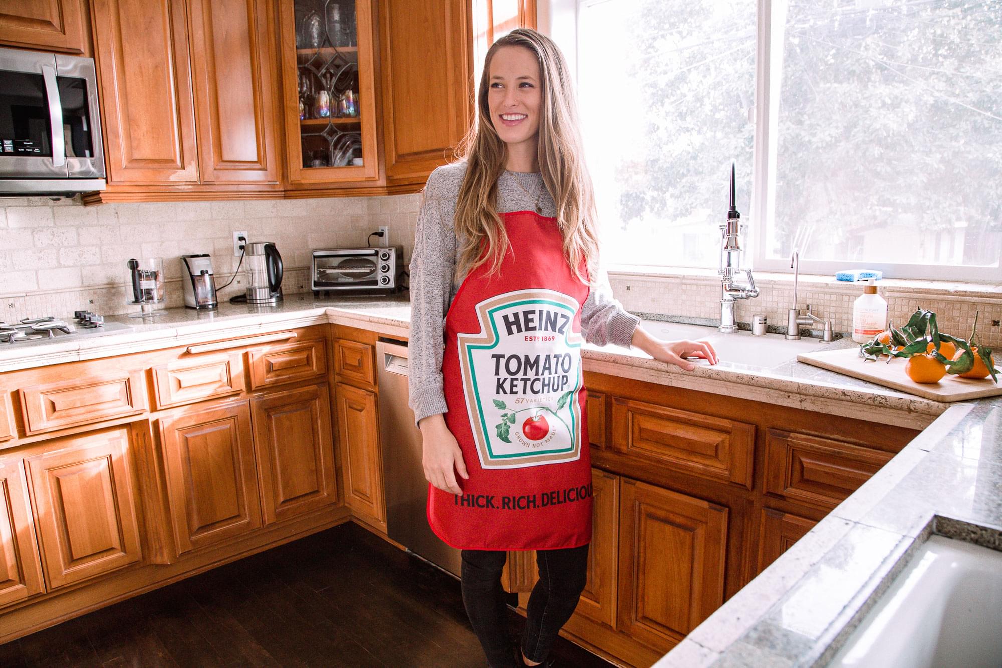 Heinz Tomato Ketchup Cooking Apron | One Size Fits Most Adults