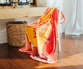 Oscar Mayer Jumbo Hot Dogs Fleece Throw Blanket | 45 x 60 Inches