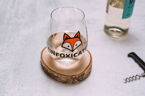 "Infoxicated" Oversized Stemless Wine Glass | Holds 20 Ounces