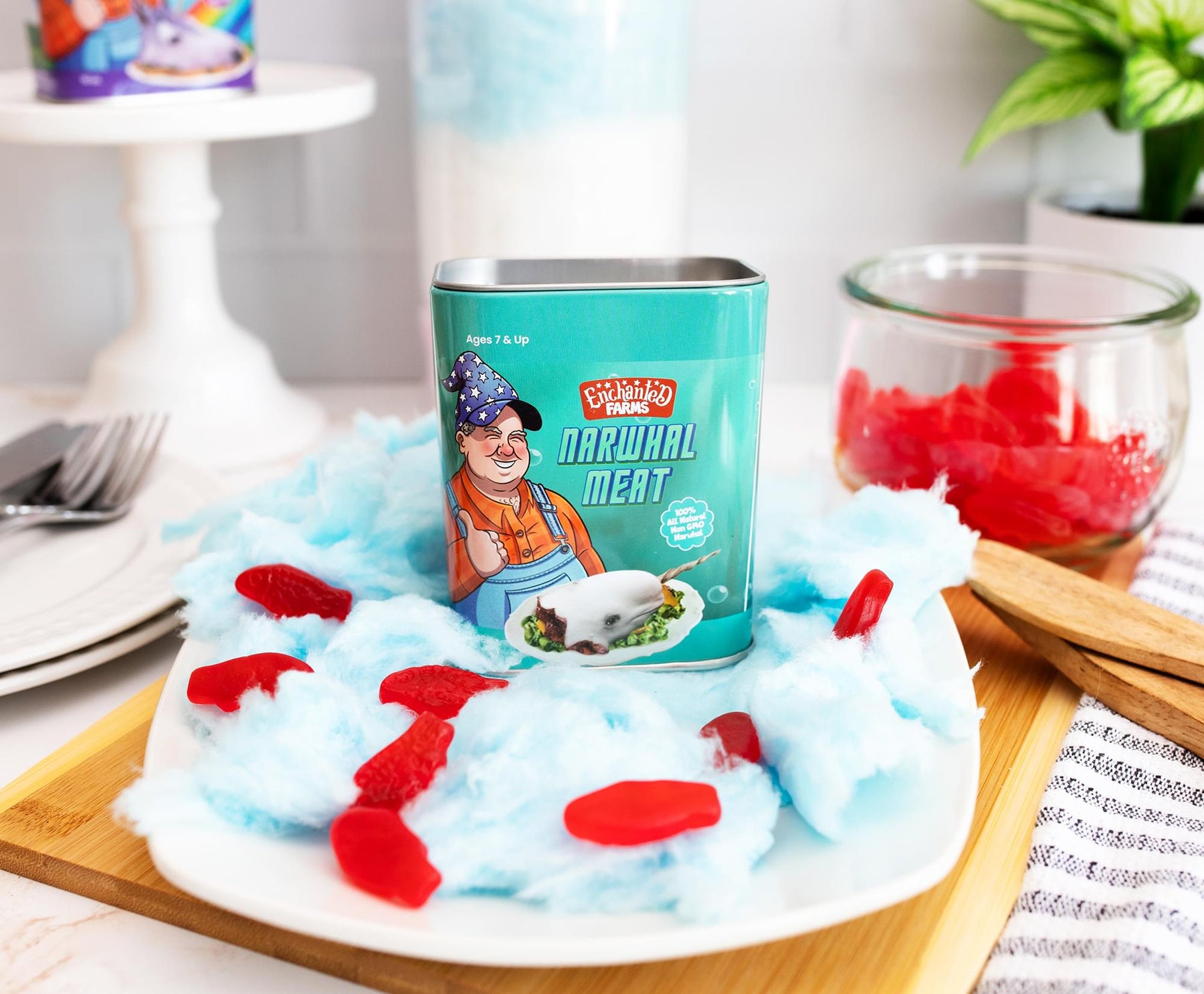 Canned Meat Narwhal Plush Toy Gag Gift | Toynk Exclusive