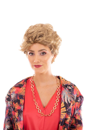 The Golden Girls Officially Licensed Blanche Costume Cosplay Wig