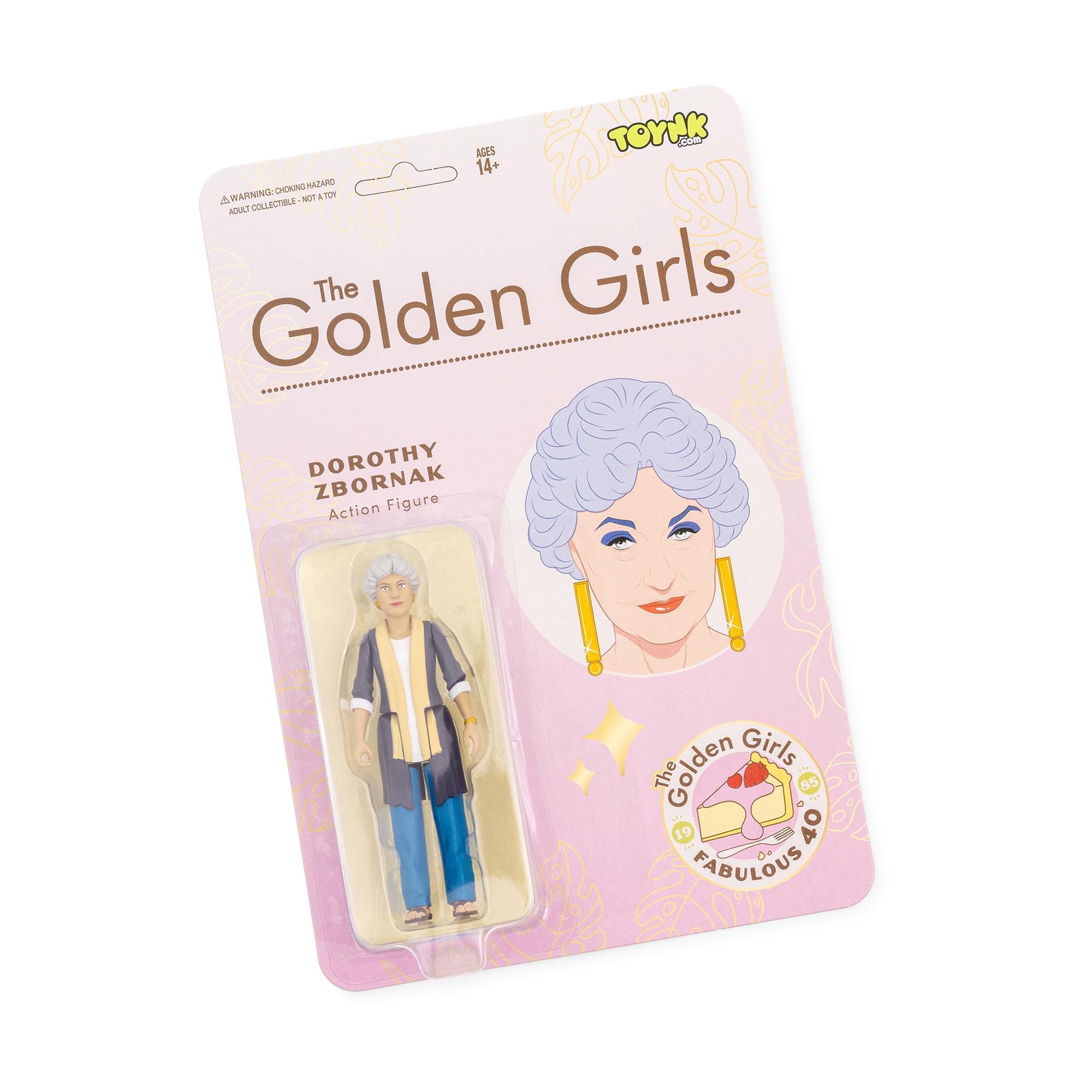 The Golden Girls Dorothy Zbornak 3.75-Inch Retro Action Figure