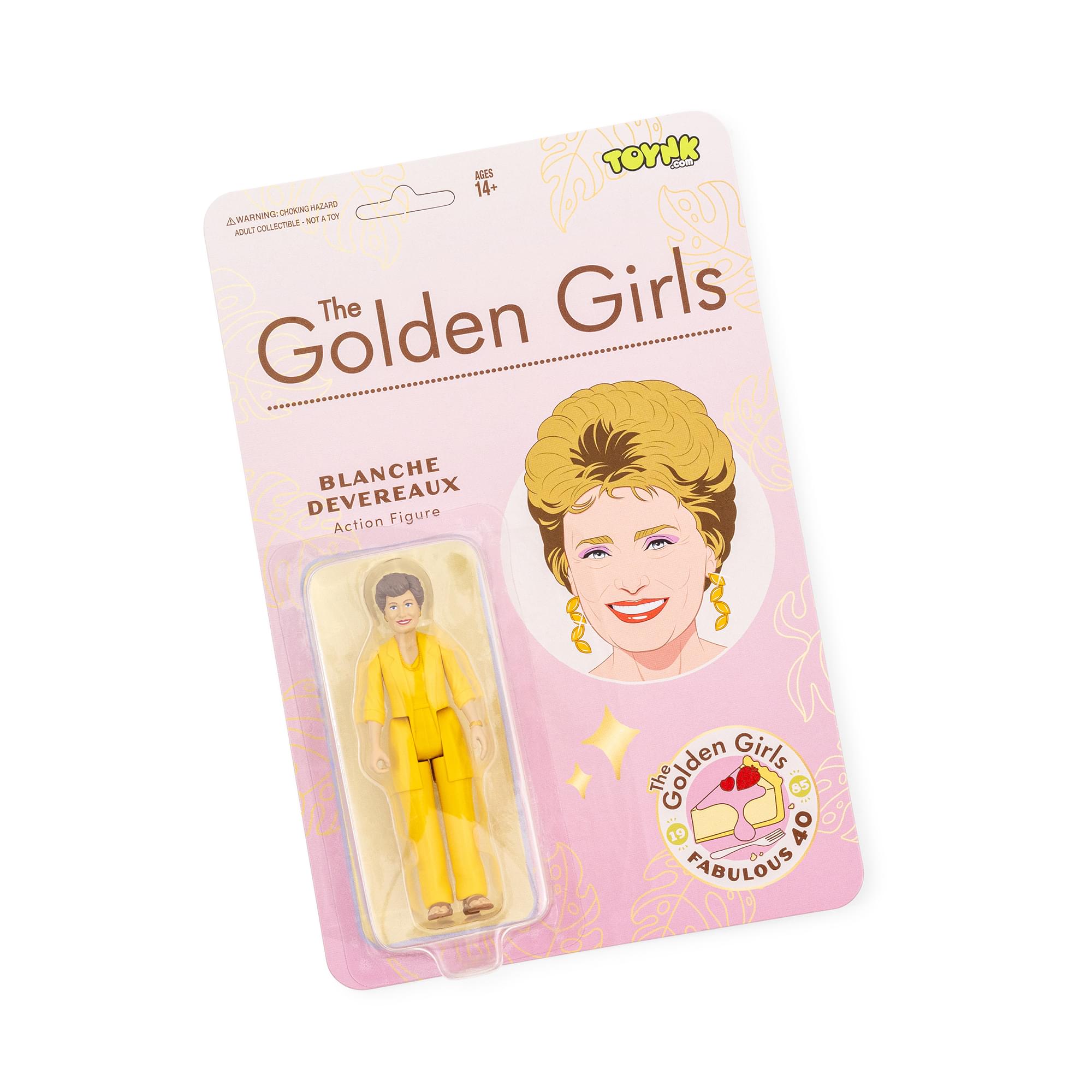 The Golden Girls Blanche Devereaux 3.75-Inch Retro Action Figure