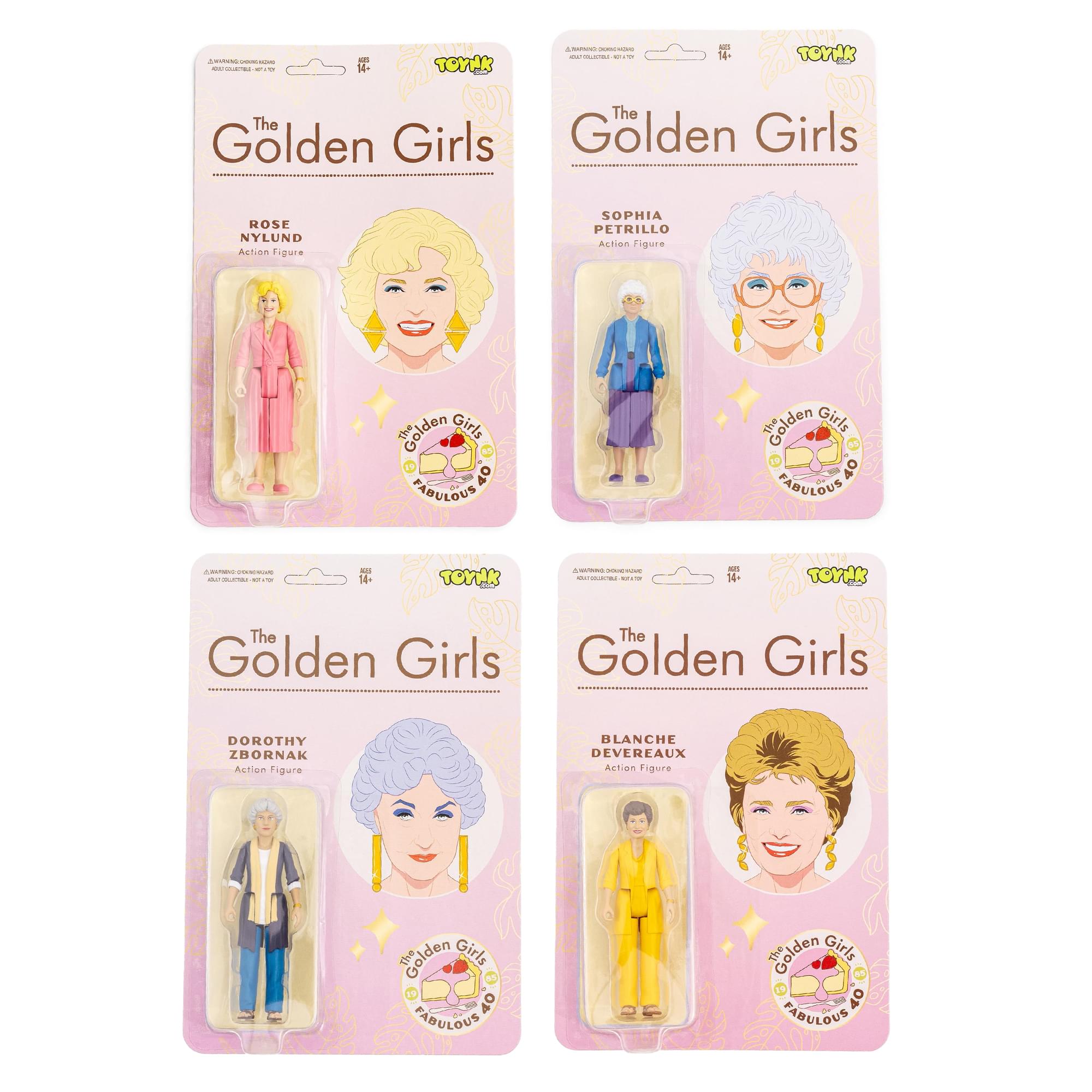 The Golden Girls 3.75-Inch Retro Action Figure Case of 20