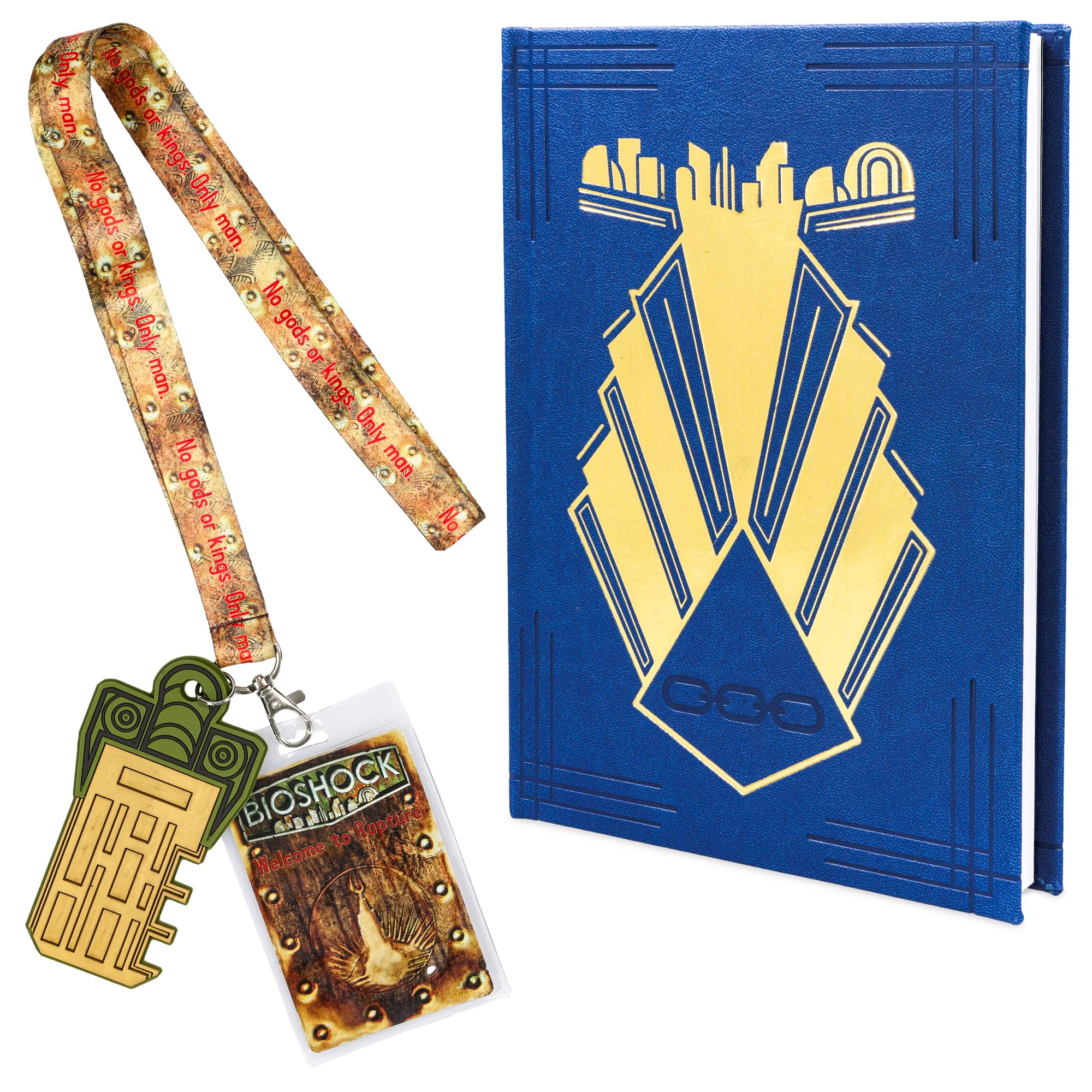 Bioshock Rapture Gift Set: Andrew Ryan Lanyard & Rapture Hardcover Journal