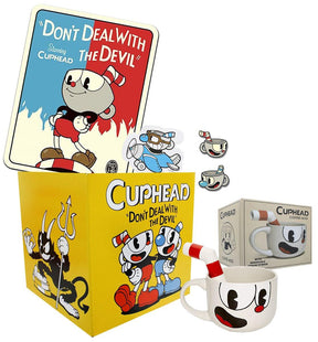 Cuphead Collectors LookSee Box | Throw Blanket | Pin | Mug