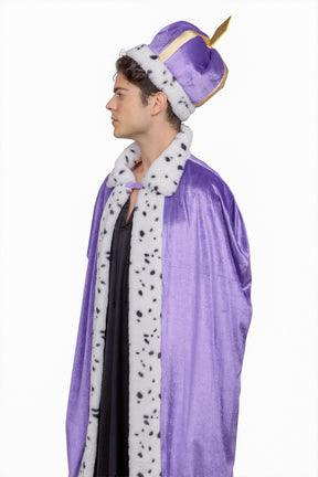 Royal King Cape and Crown Adult Costume Set | One Size Fits Most