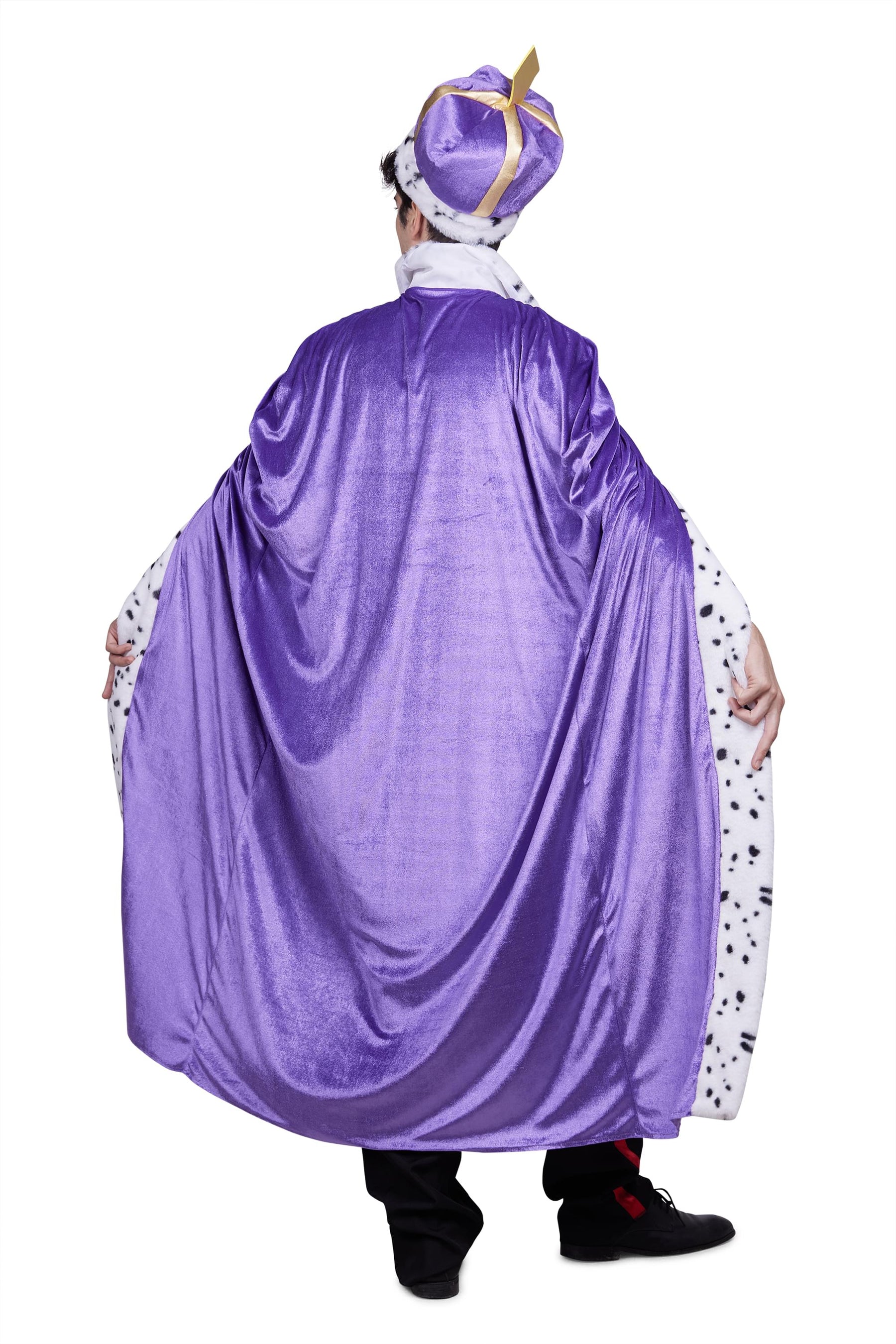 Royal King Cape and Crown Adult Costume Set | One Size Fits Most