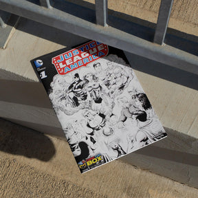Justice League of America #1 Comic (Comic Con Box B&W Cover)