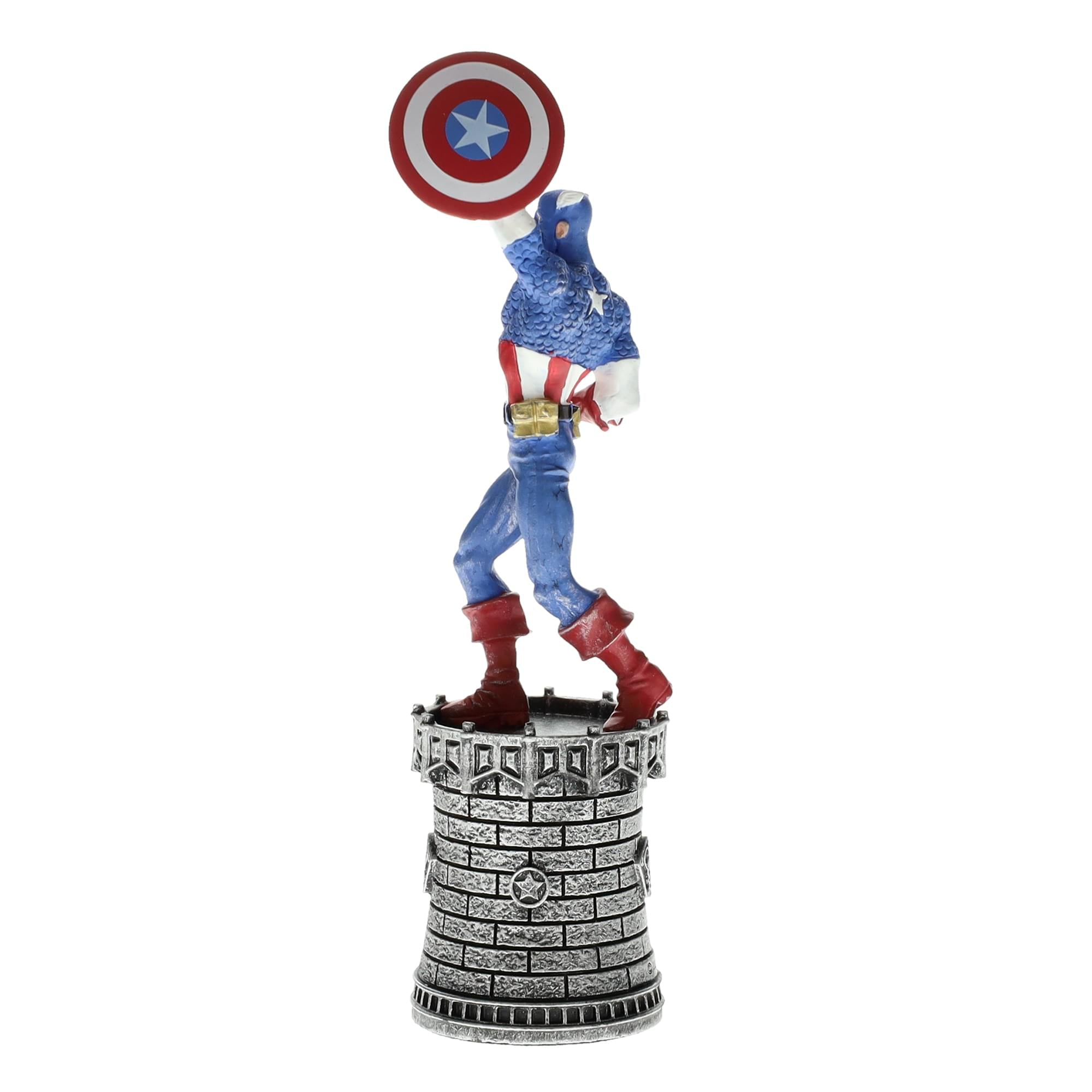 Marvel Chess Collection #6 Captain America (King) | Chess Piece Only