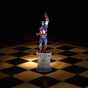 Marvel Chess Collection #6 Captain America (King) | Chess Piece Only