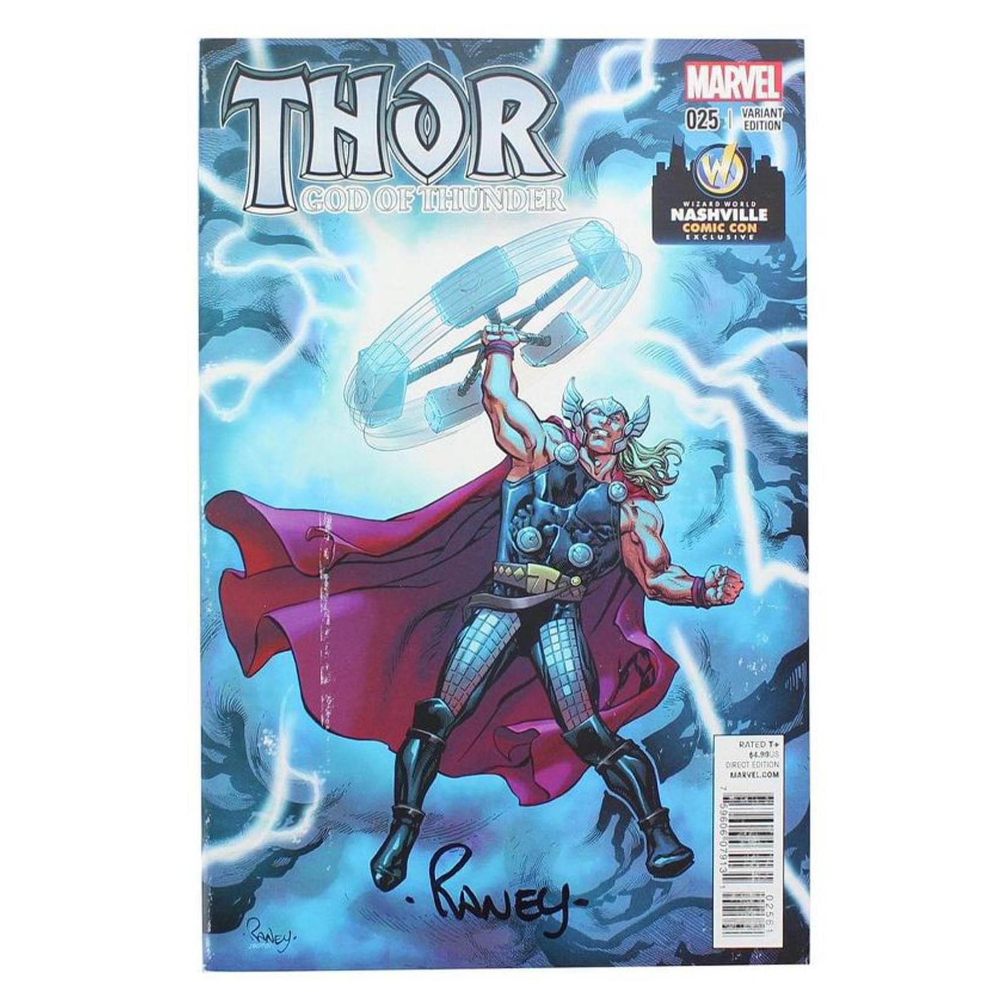 Marvel Comics Thor God of Thunder #25 | WW Nashville 2014 Cover | AUTOGRAPHED