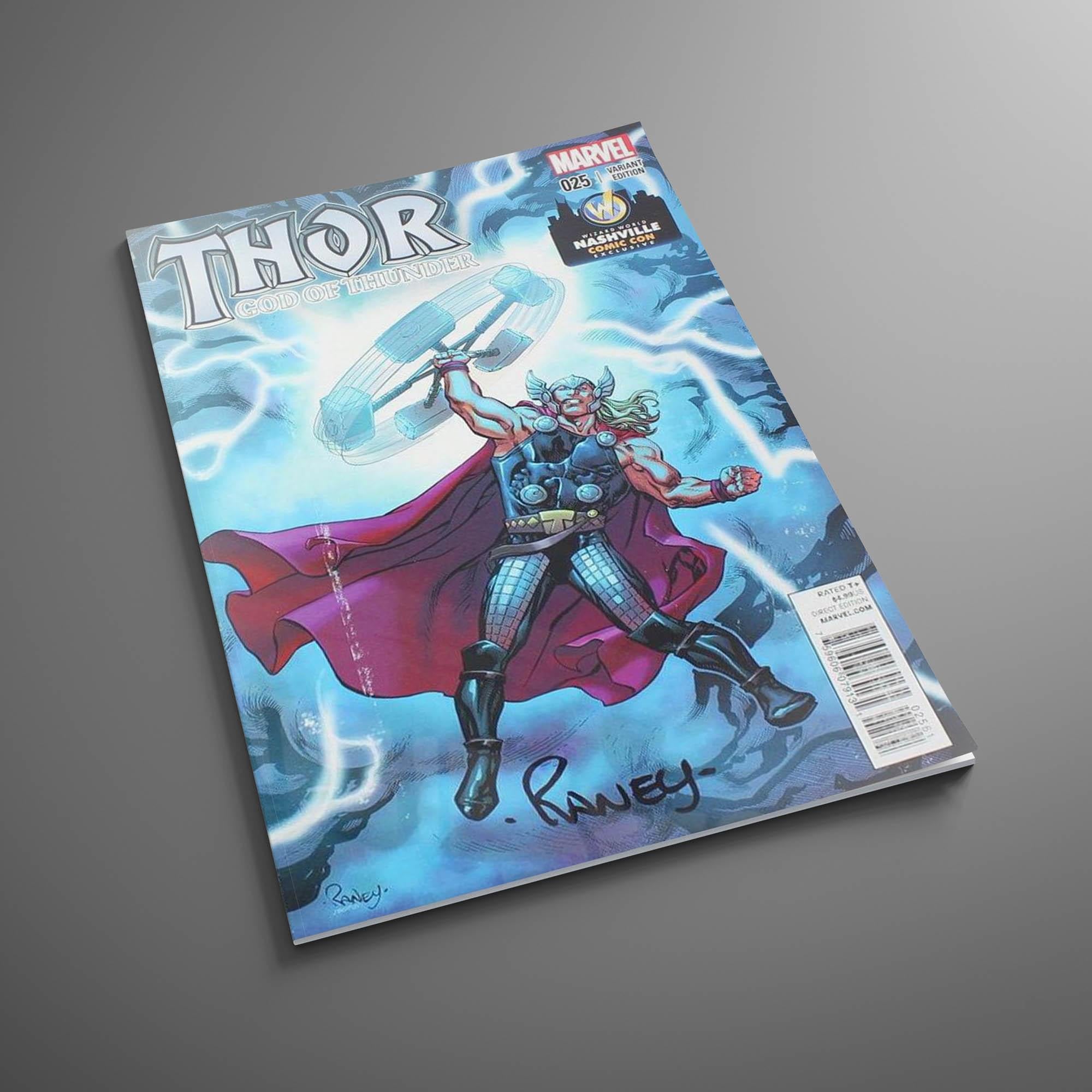 Marvel Comics Thor God of Thunder #25 | WW Nashville 2014 Cover | AUTOGRAPHED