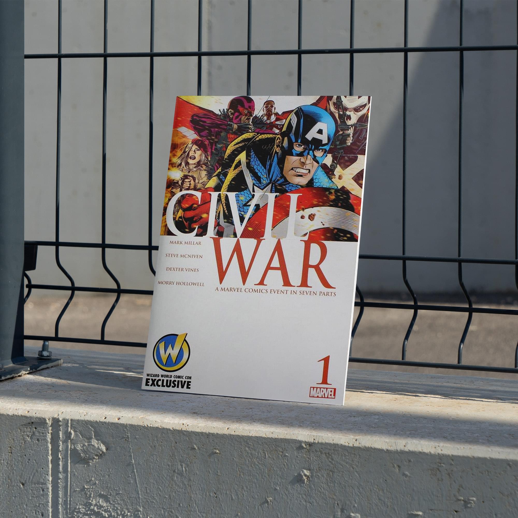 Marvel Comics Civil War #1 | WW New Orleans 2016 Cover