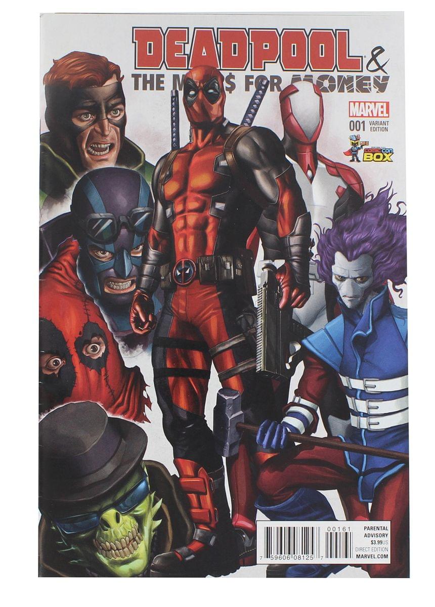 Marvel Deadpool Mercs for Money #001 Comic Con Box 2016 Exclusive Color Cover
