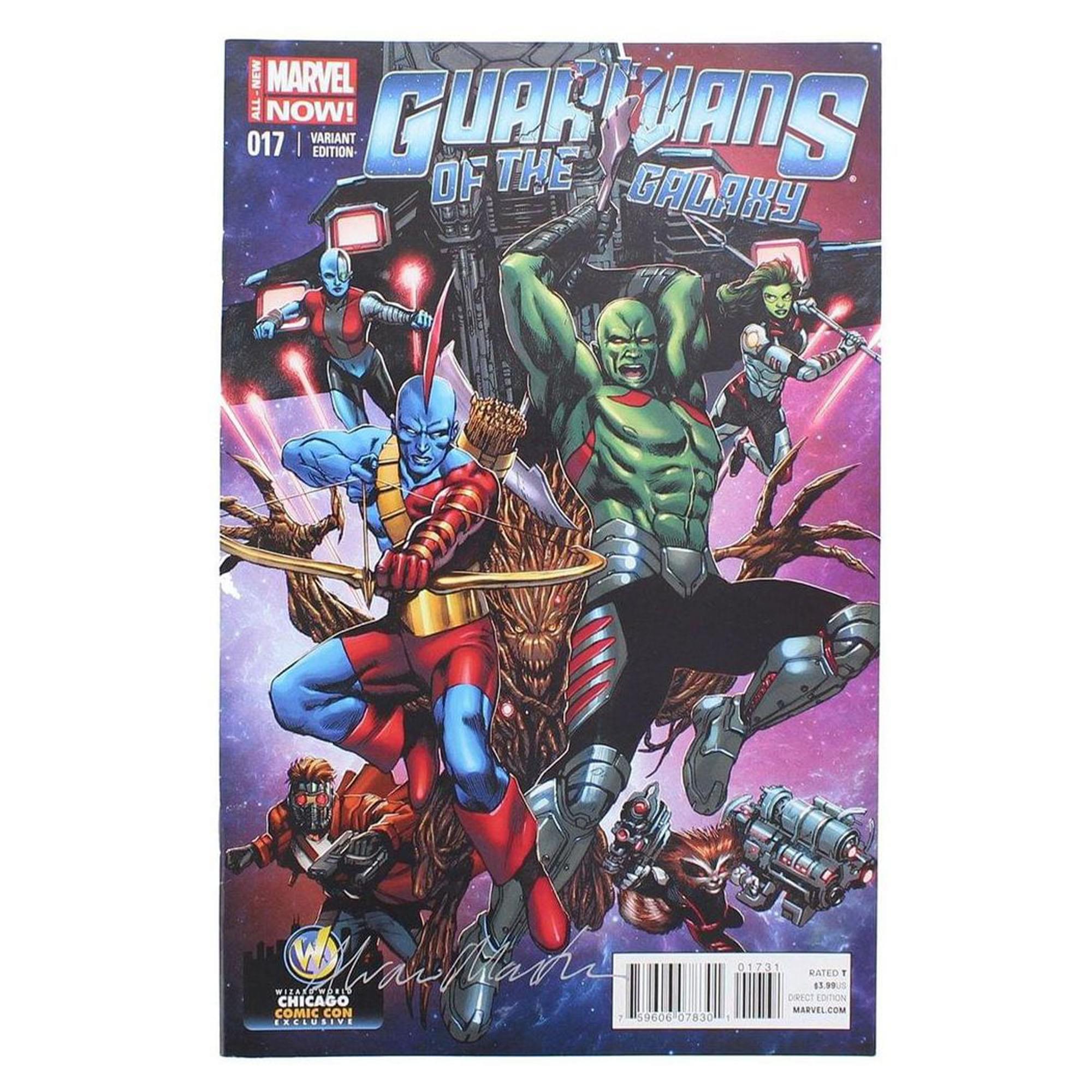Marvel Comics Guardians of the Galaxy #17 | WW Chicago Color Cover | AUTOGRAPHED