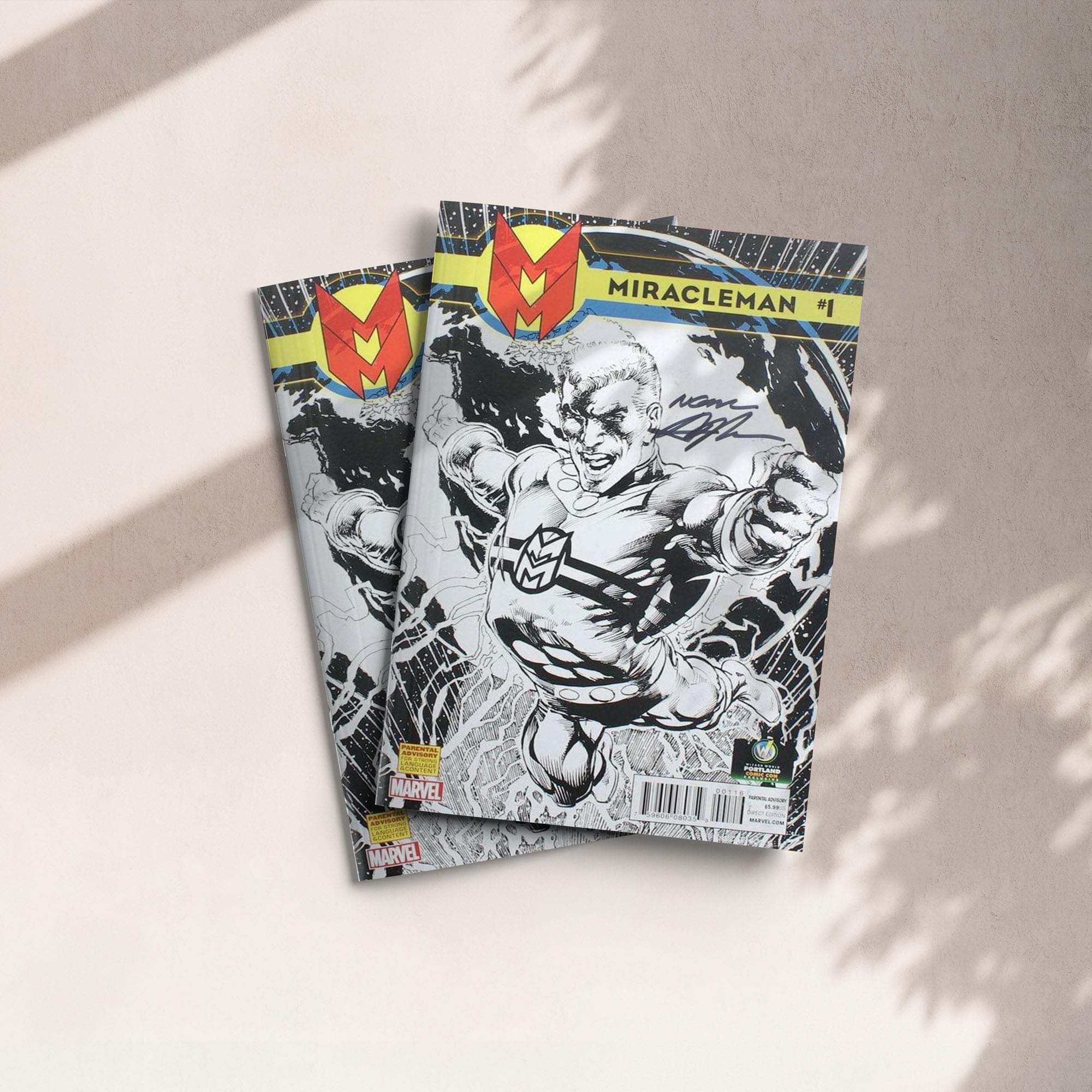 Marvel Comics Miracleman #1 | WW Portland B&W Cover | AUTOGRAPHED