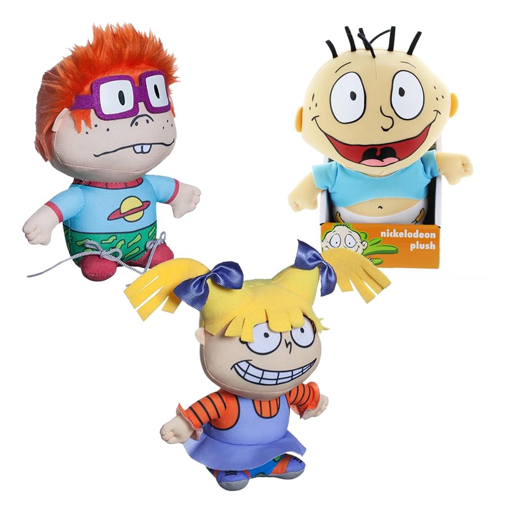 Nickelodeon Nick Toons Rugrats Plush Set: Angelica, Chuckie, & Tommy