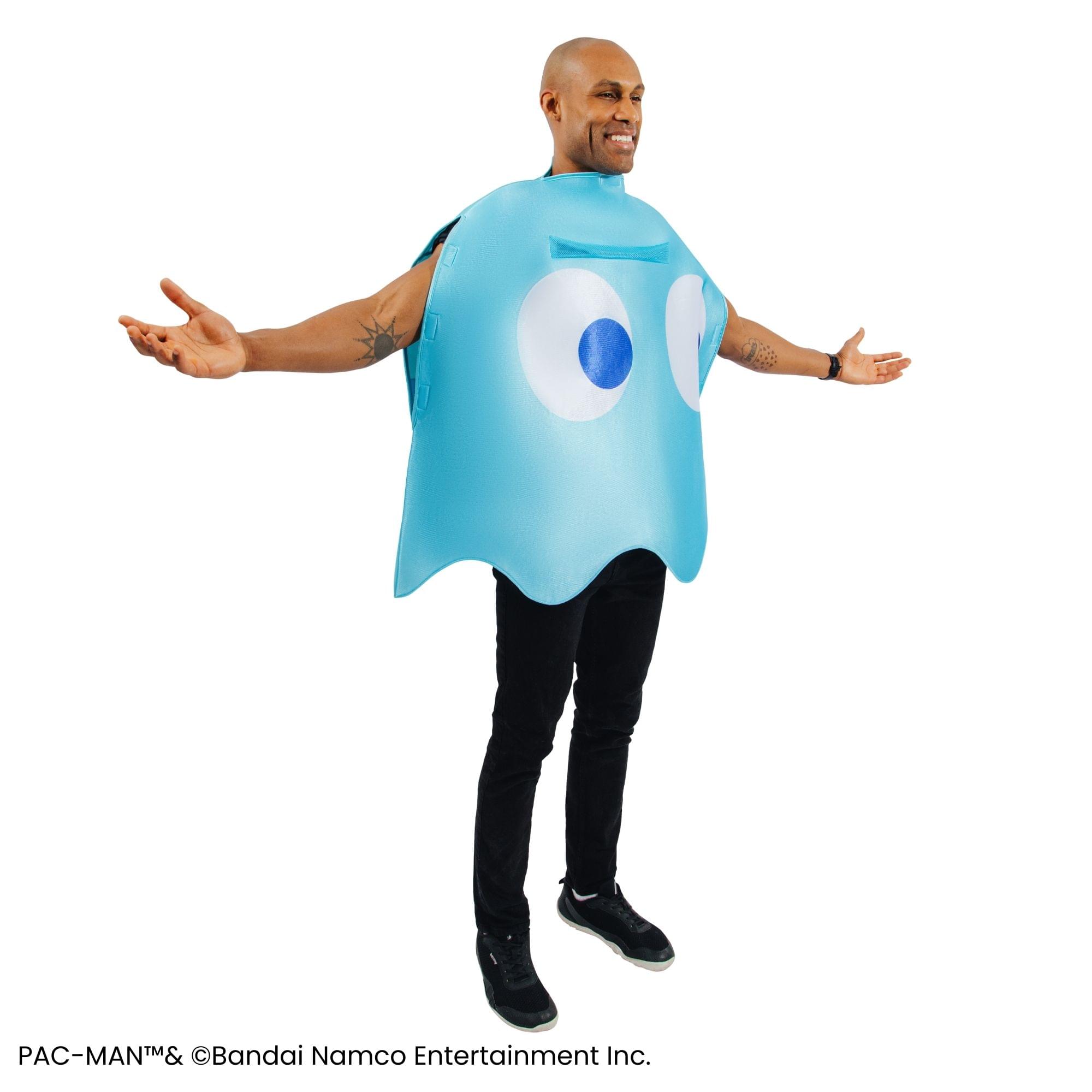 PAC-MAN Ghost INKY Adult Costume | One Size Fits Most