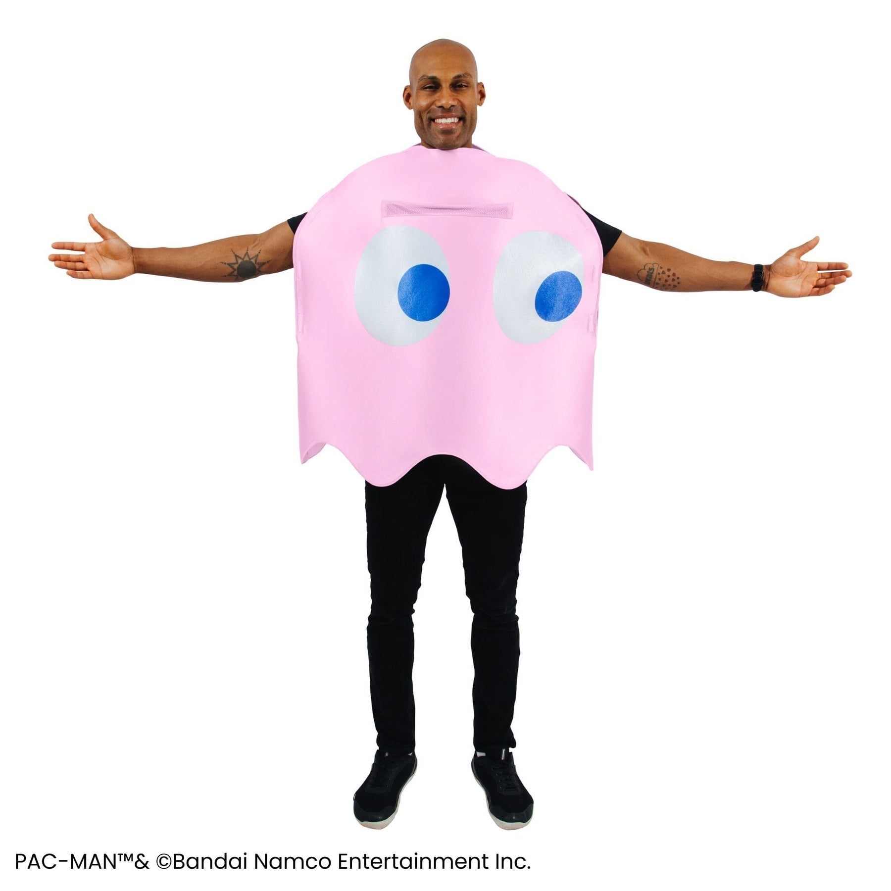 PAC-MAN Ghost PINKY Adult Costume | One Size Fits Most