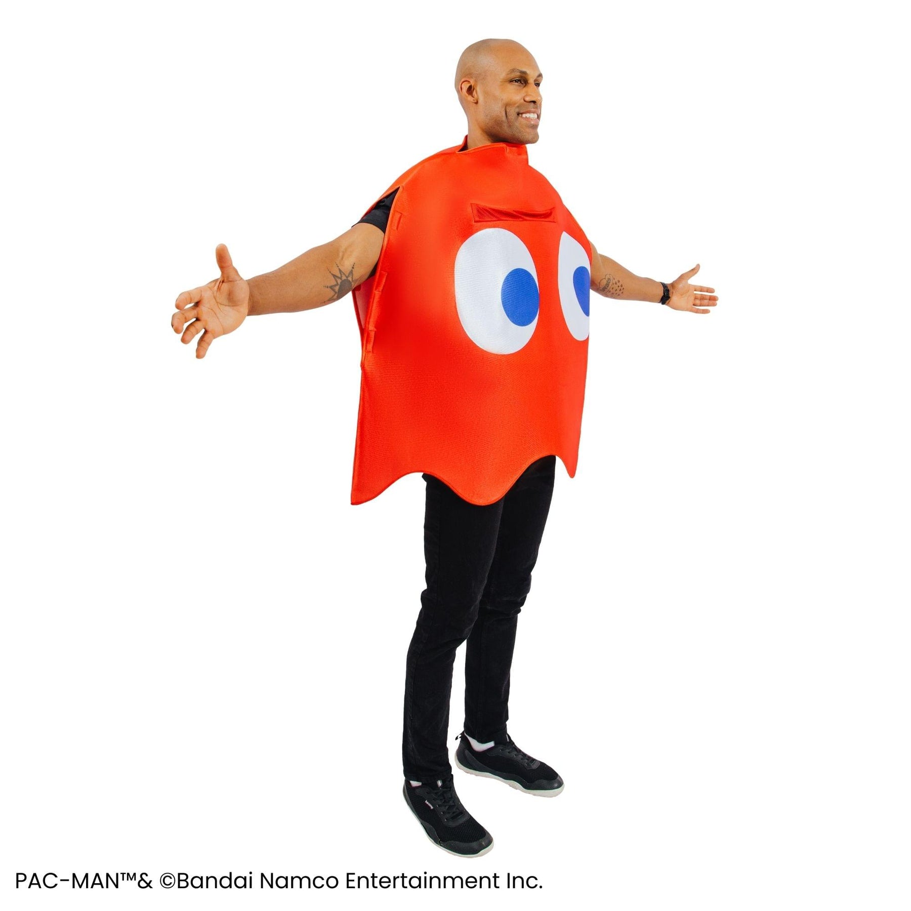 PAC-MAN Ghost BLINKY Adult Costume | One Size Fits Most