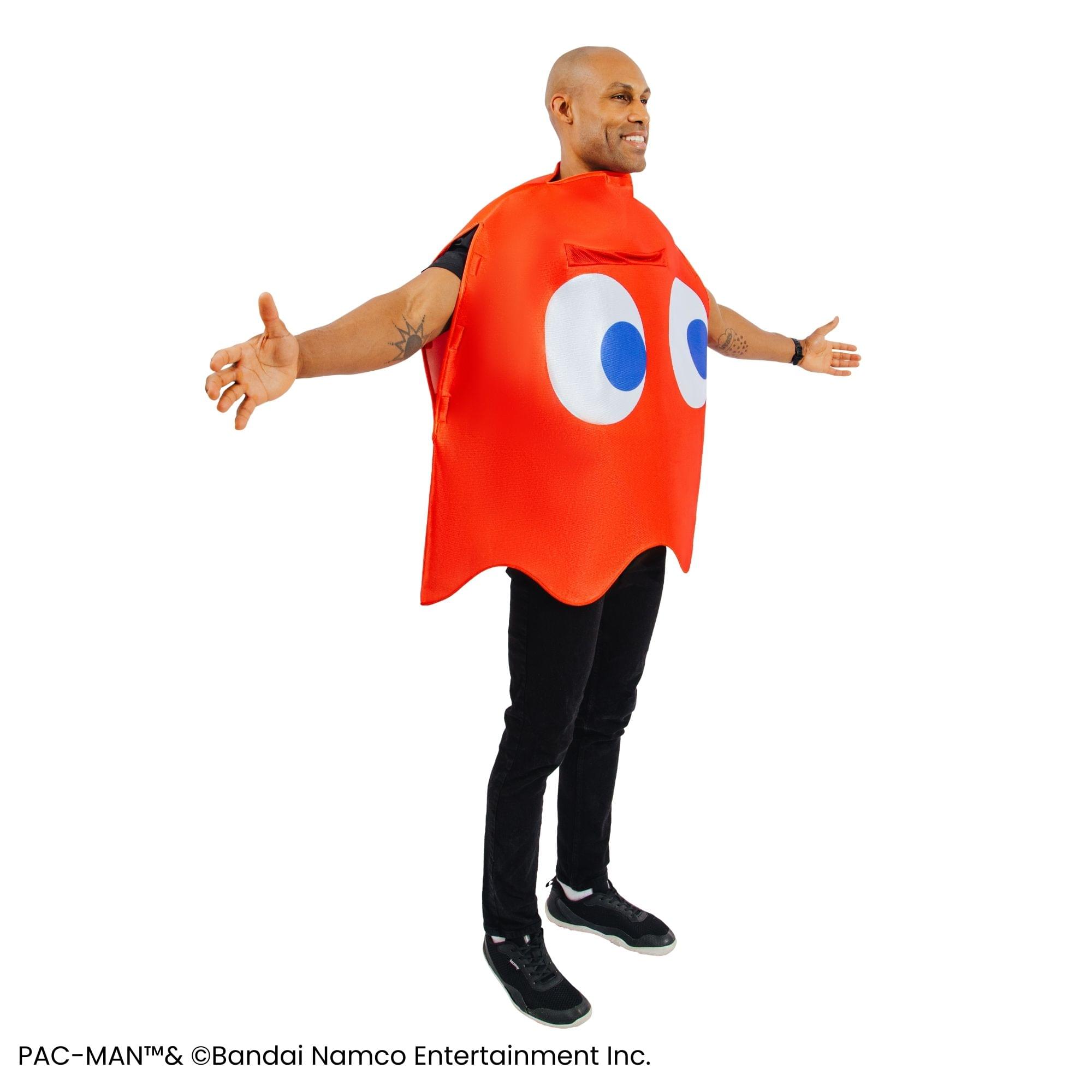 PAC-MAN Ghost BLINKY Adult Costume | One Size Fits Most