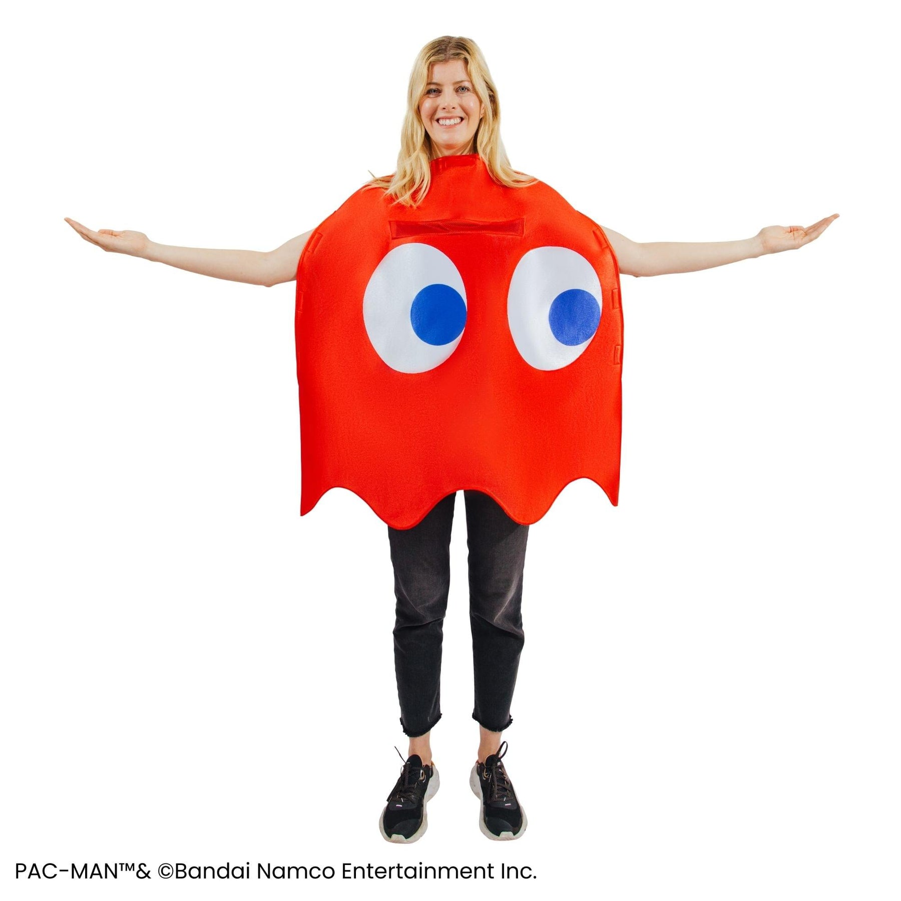 PAC-MAN Ghost BLINKY Adult Costume | One Size Fits Most