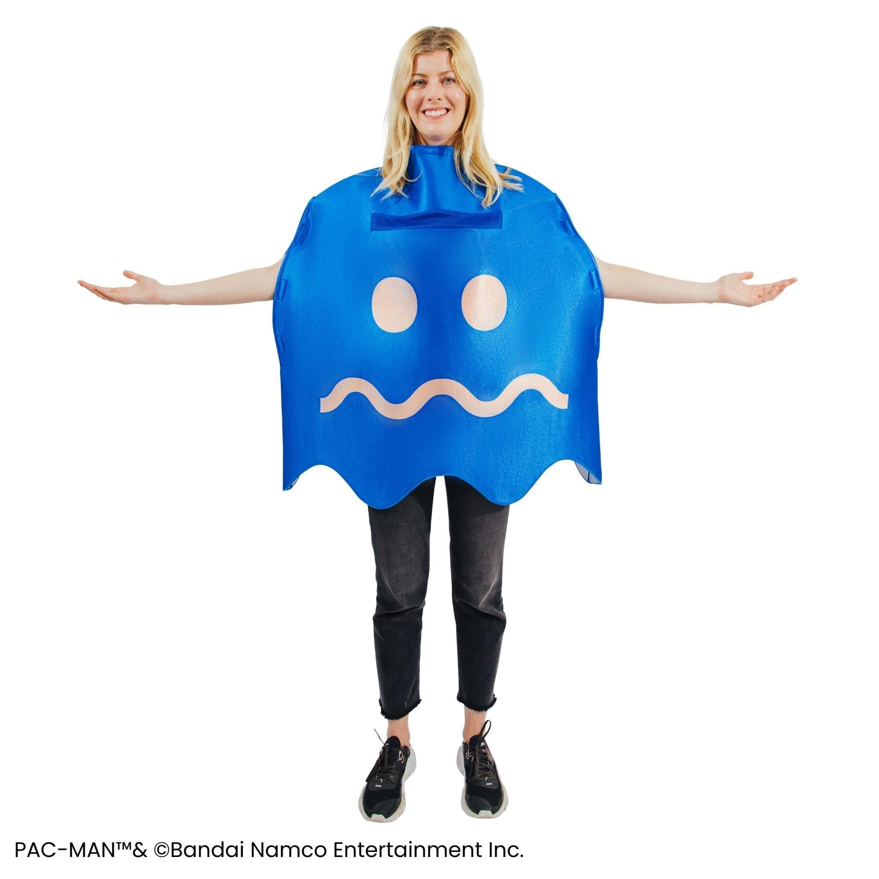 PAC-MAN TURN-TO-BLUE Ghost Adult Costume | One Size Fits Most