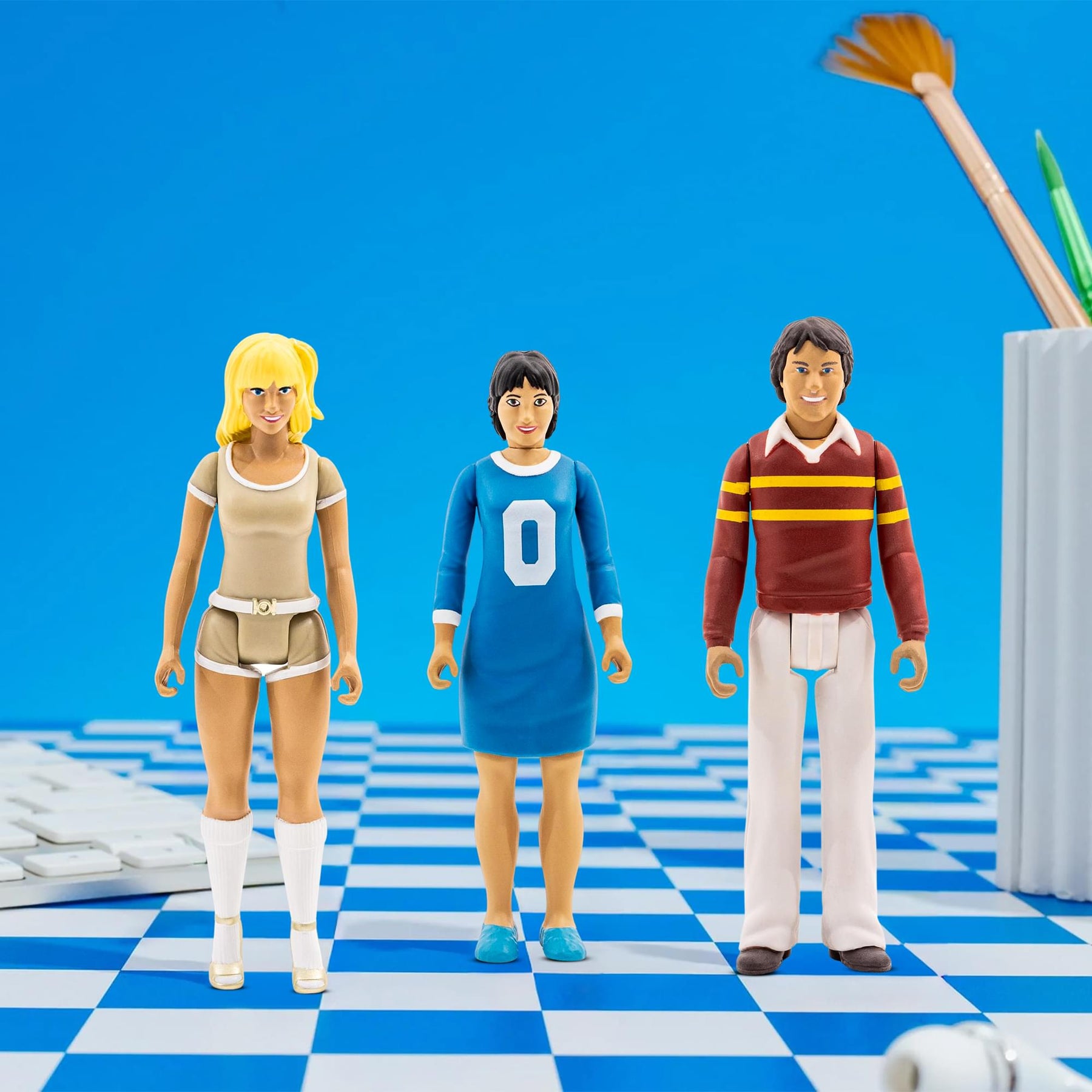 Three's Company 3.75-Inch Retro Action Figures | Set of 3