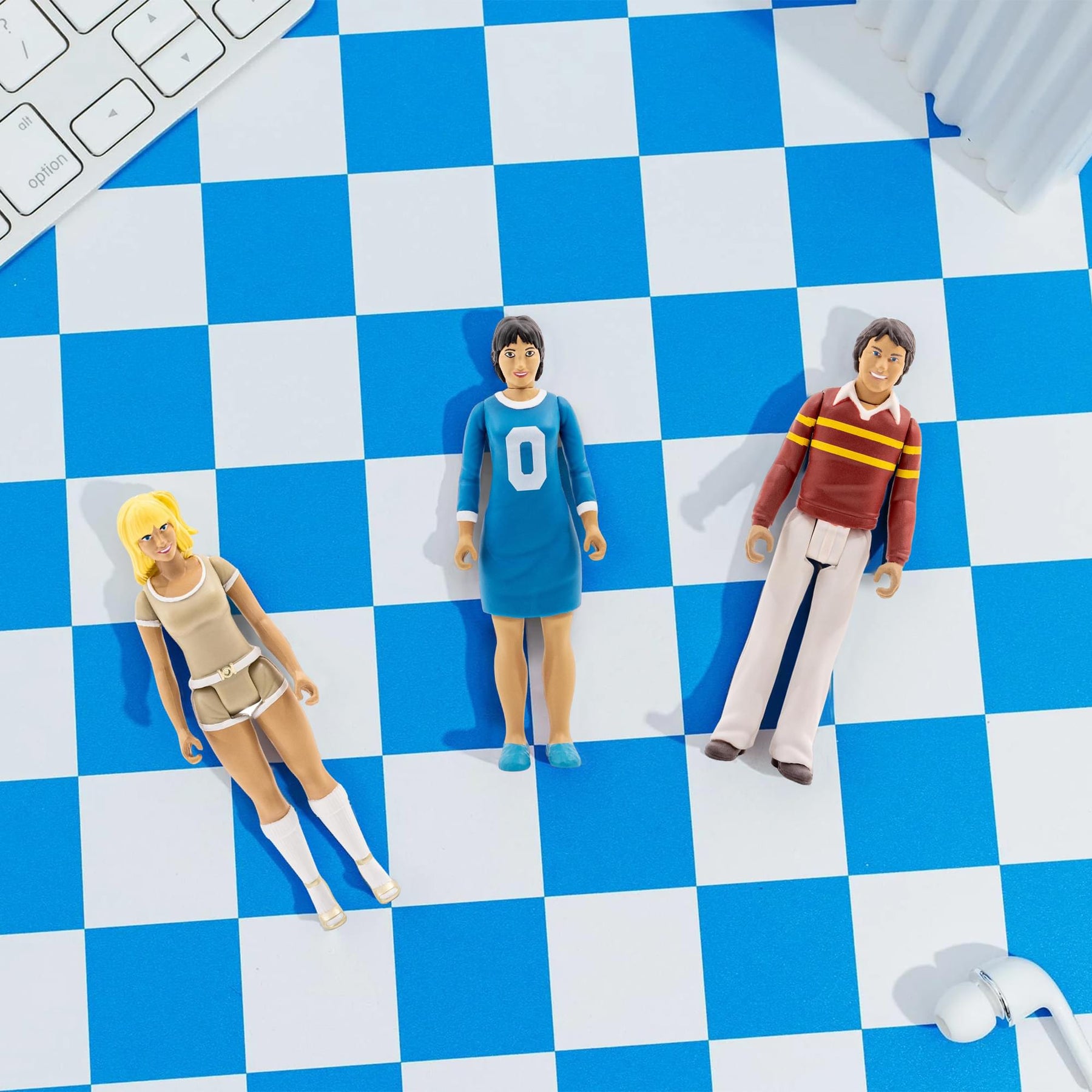 Three's Company 3.75-Inch Retro Action Figures | Set of 3