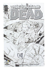 Image Comics The Walking Dead #1 | WW Philadelphia B&W Cover | AUTOGRAPHED