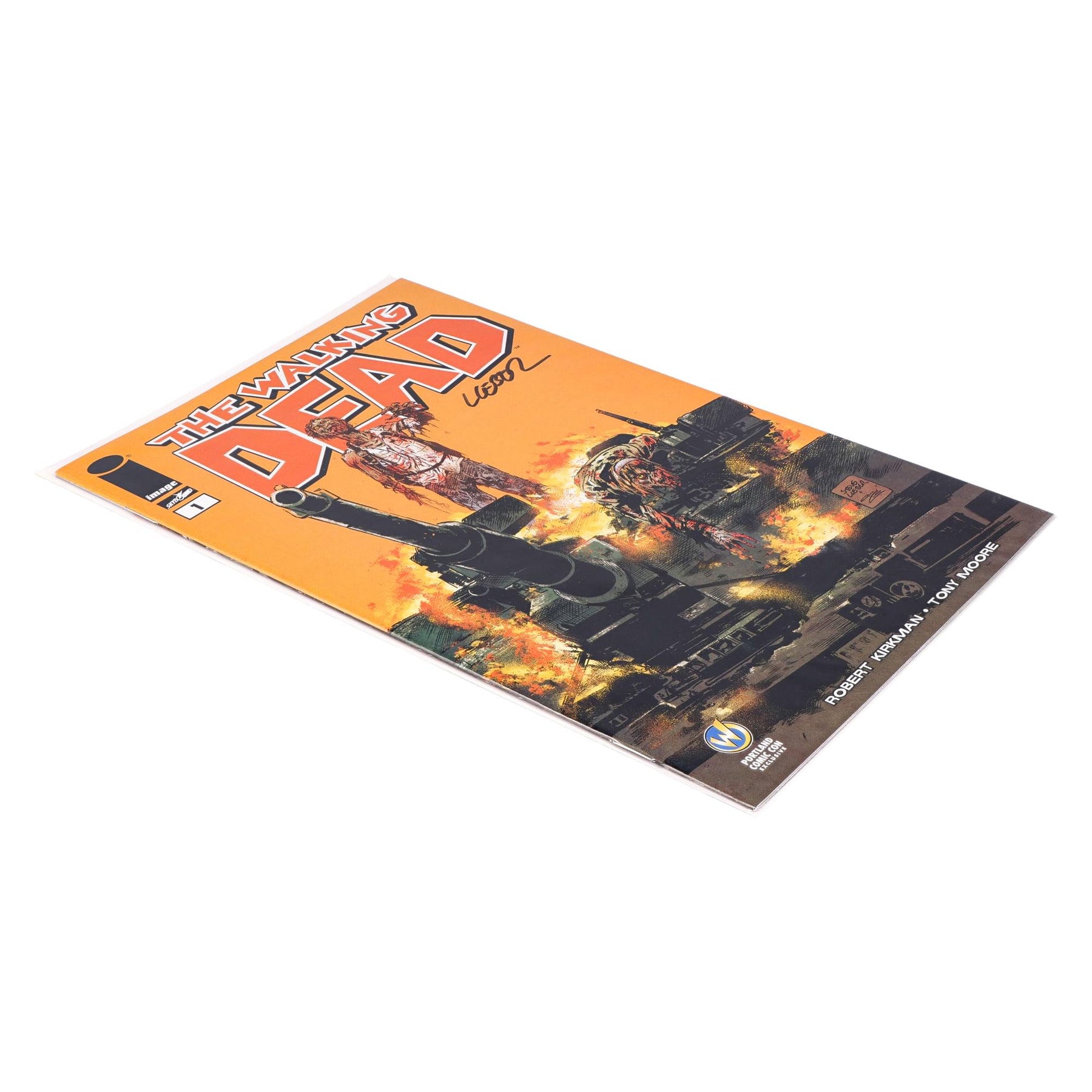 The Walking Dead #1 WW Portland Exclusive Color Cover Signed By Steve Lieber