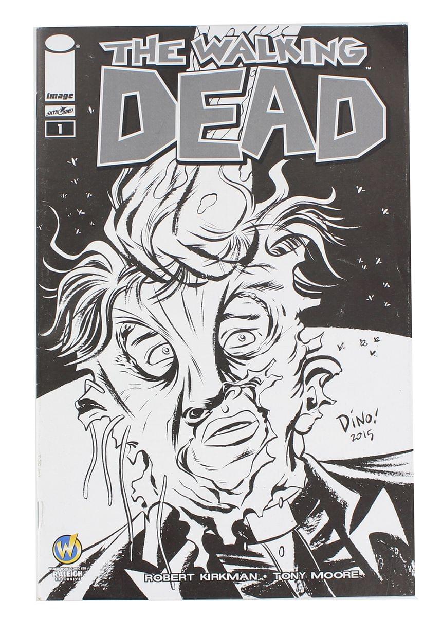 Image Comics The Walking Dead #1 Wizard World Raleigh 2013 Exclusive B&W Cover