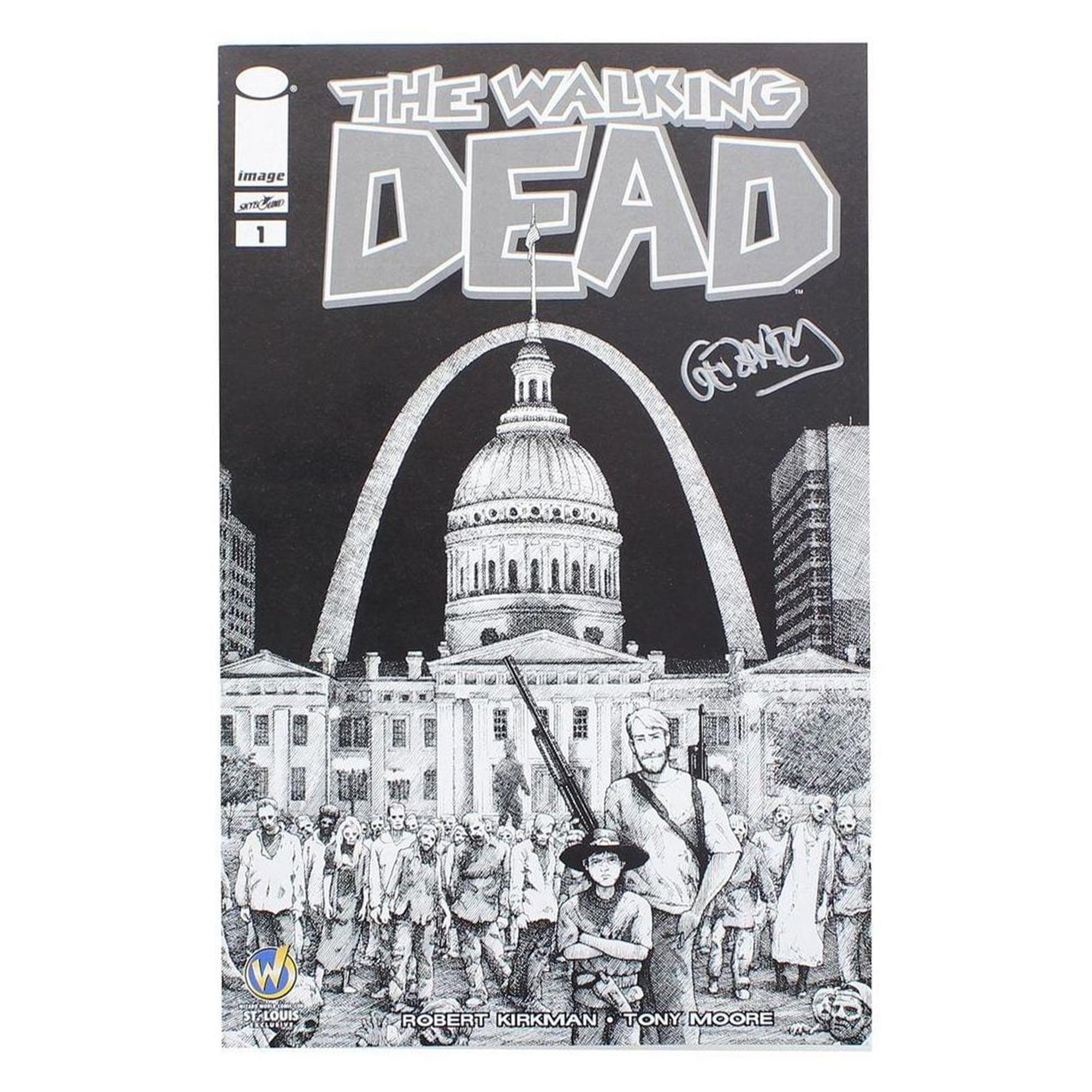 The Walking Dead #1 WW St Louis Exclusive B&W Cover Signed By Gerhard