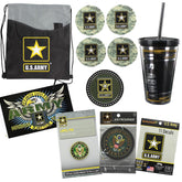 U.S. Army 8 Piece Gift Set with Lapel Pin, Collector Coin, Flag, and More