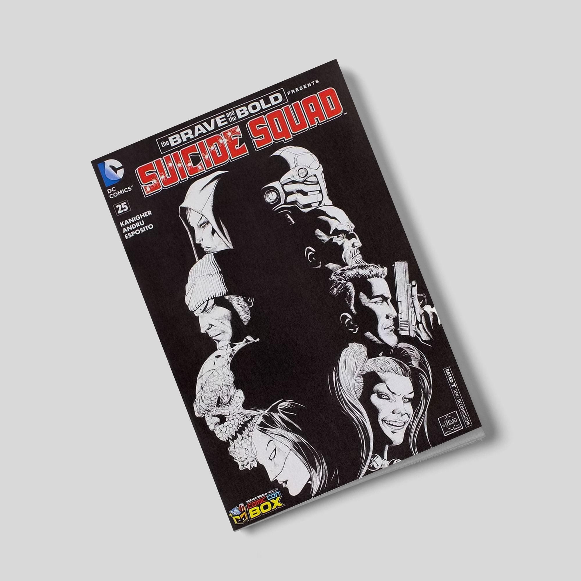 DC Comics Suicide Squad #25 B&W Cover
