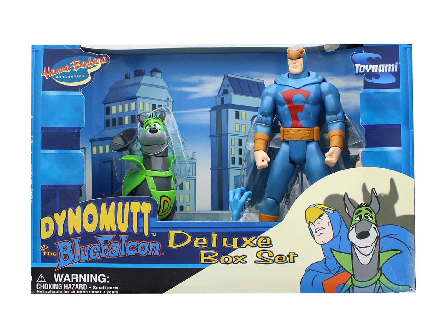 Hanna Barbera Blue Falcon & Dynomutt Deluxe Action FIgure Box Set