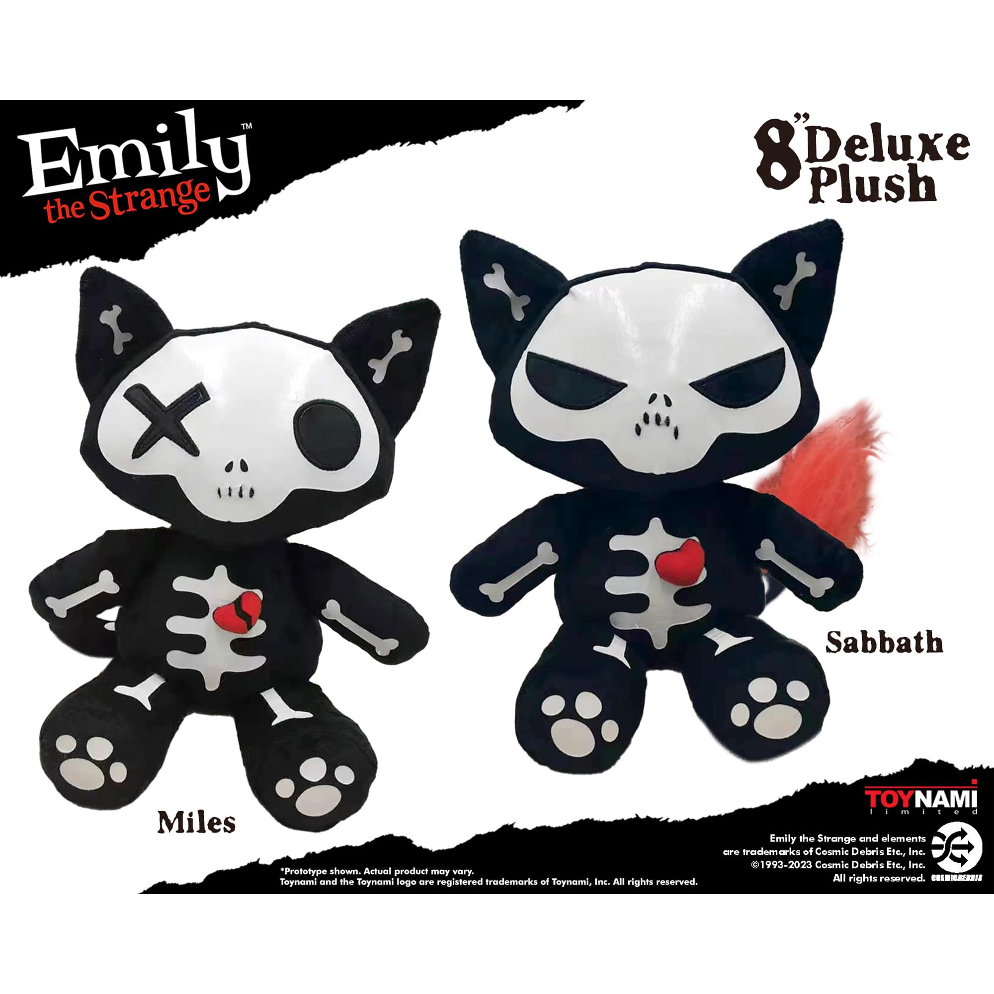 Emily the Strange 8 Inch Skele-Posse Plush | Sabbath