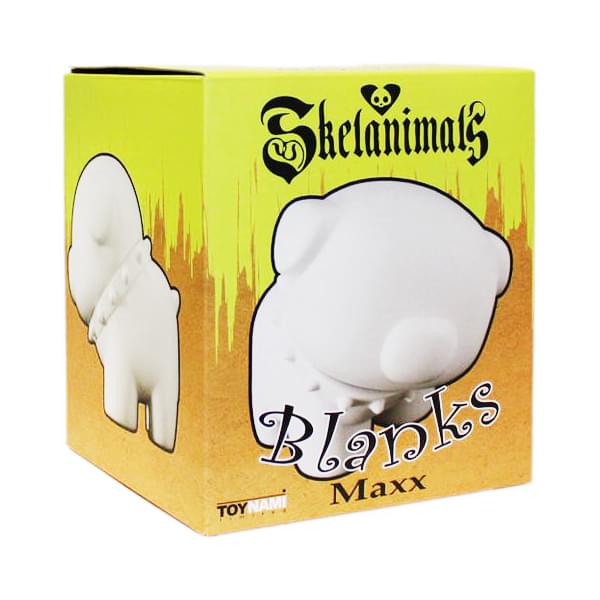 Skelanimals Maxx the Bulldog 4 Inch Blank Vinyl Figure