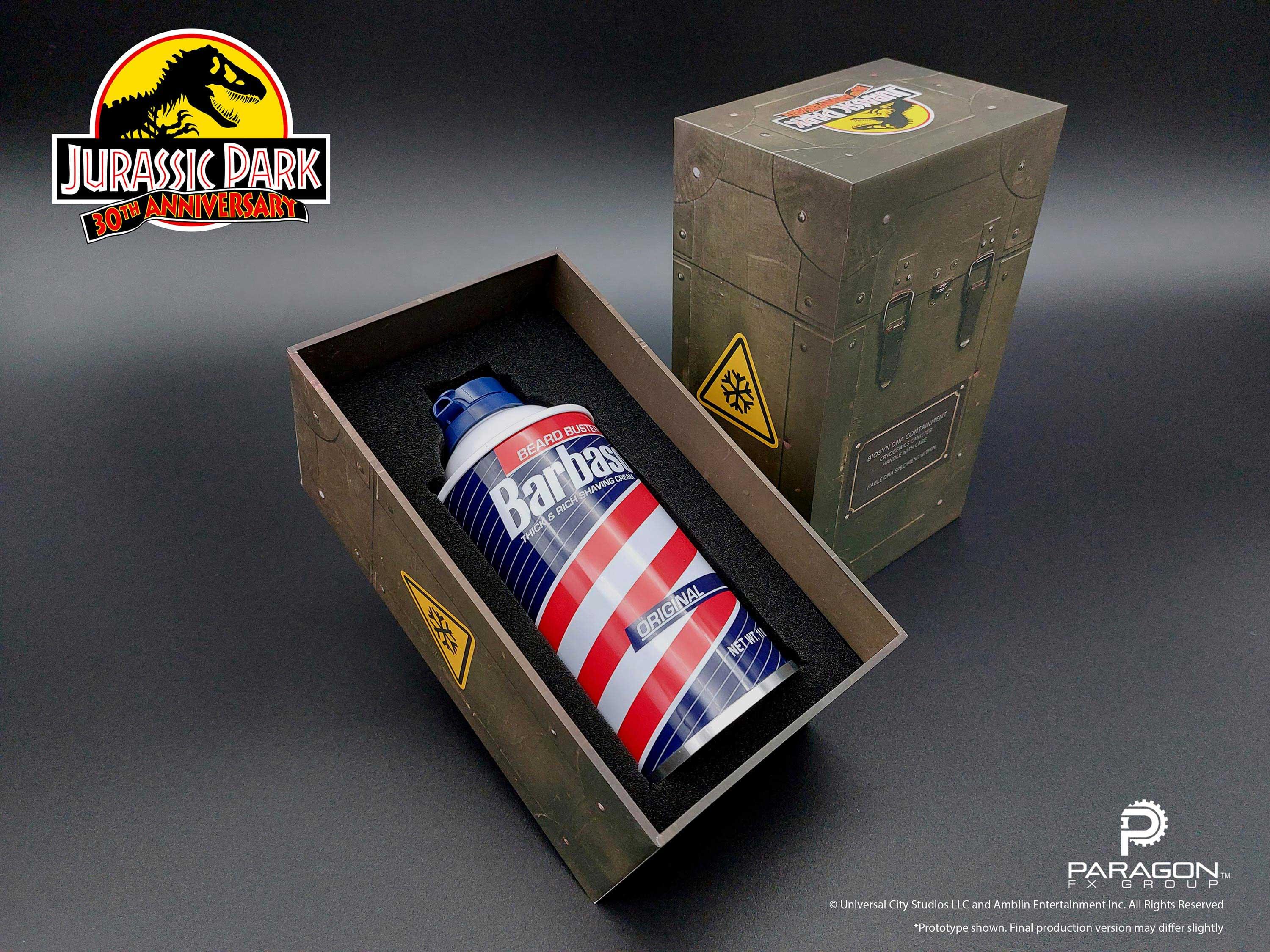 Jurassic Park Cryogenics Canister Replica