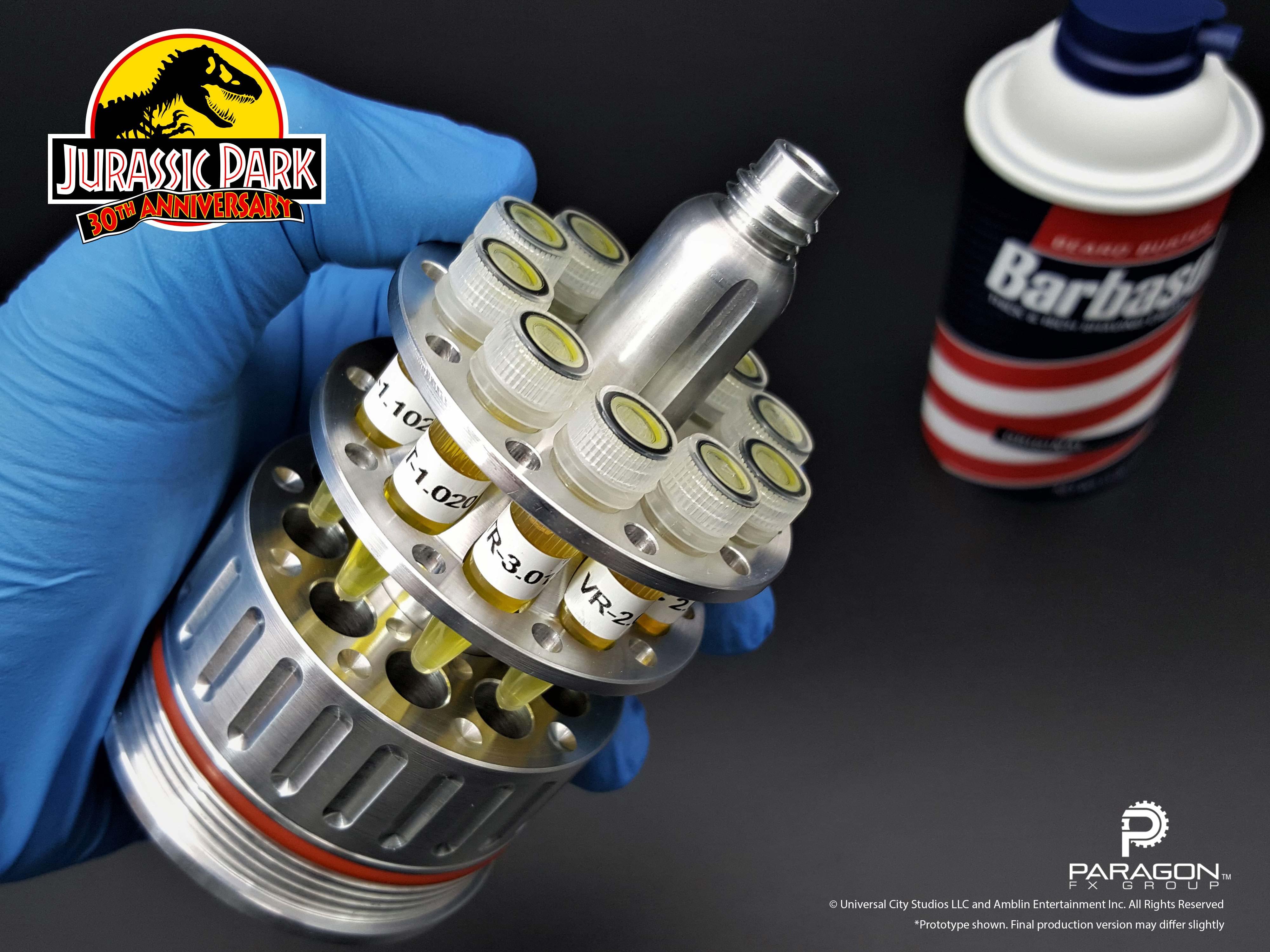 Jurassic Park Cryogenics Canister Replica