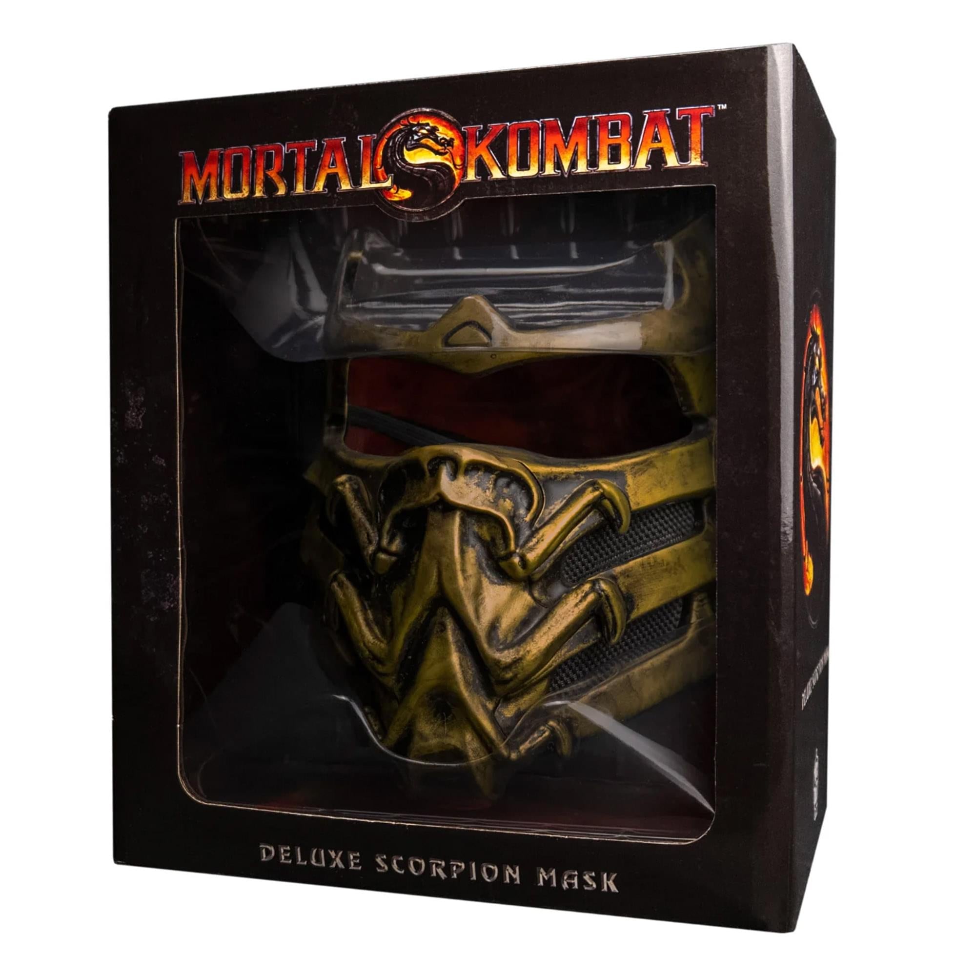Mortal Kombat Scorpion Plastic Adult Costume Mask