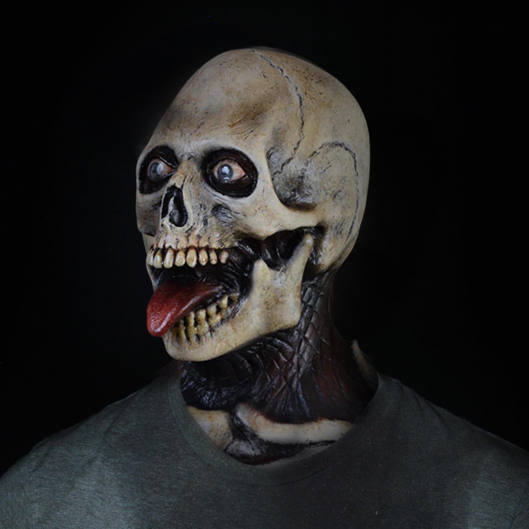 Return of the Living Dead Party Time Skeleton Adult Latex Costume Mask