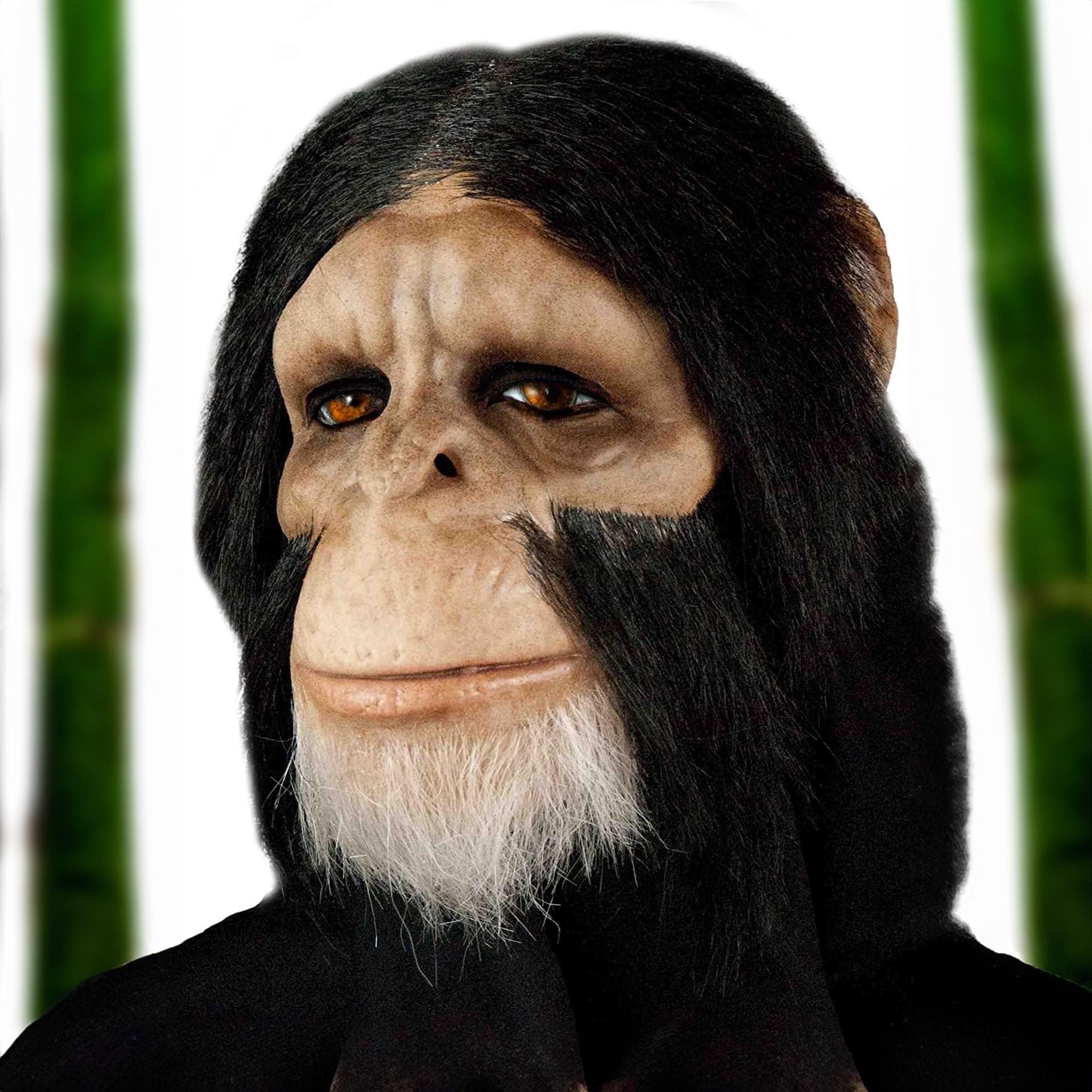 Chimpanzee Costume Half Face Mask Adult