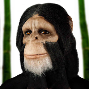 Chimpanzee Costume Half Face Mask Adult